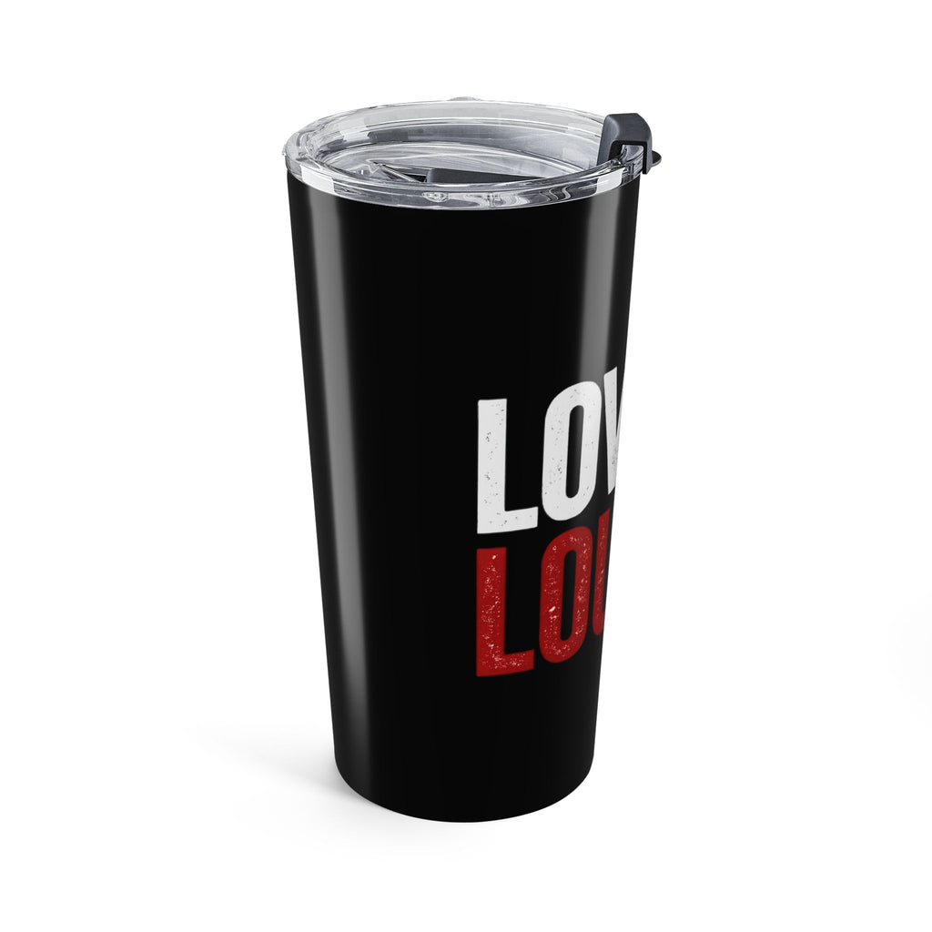 Love Is Louder 20oz Tumbler — Insulated Travel Cup with Heart Design