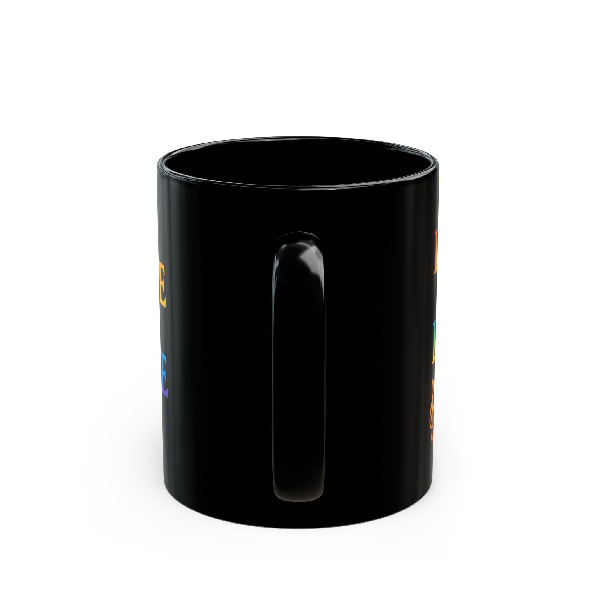 Love Is Love Rainbow Music Mug — Personalized 'Abrielle Marie'