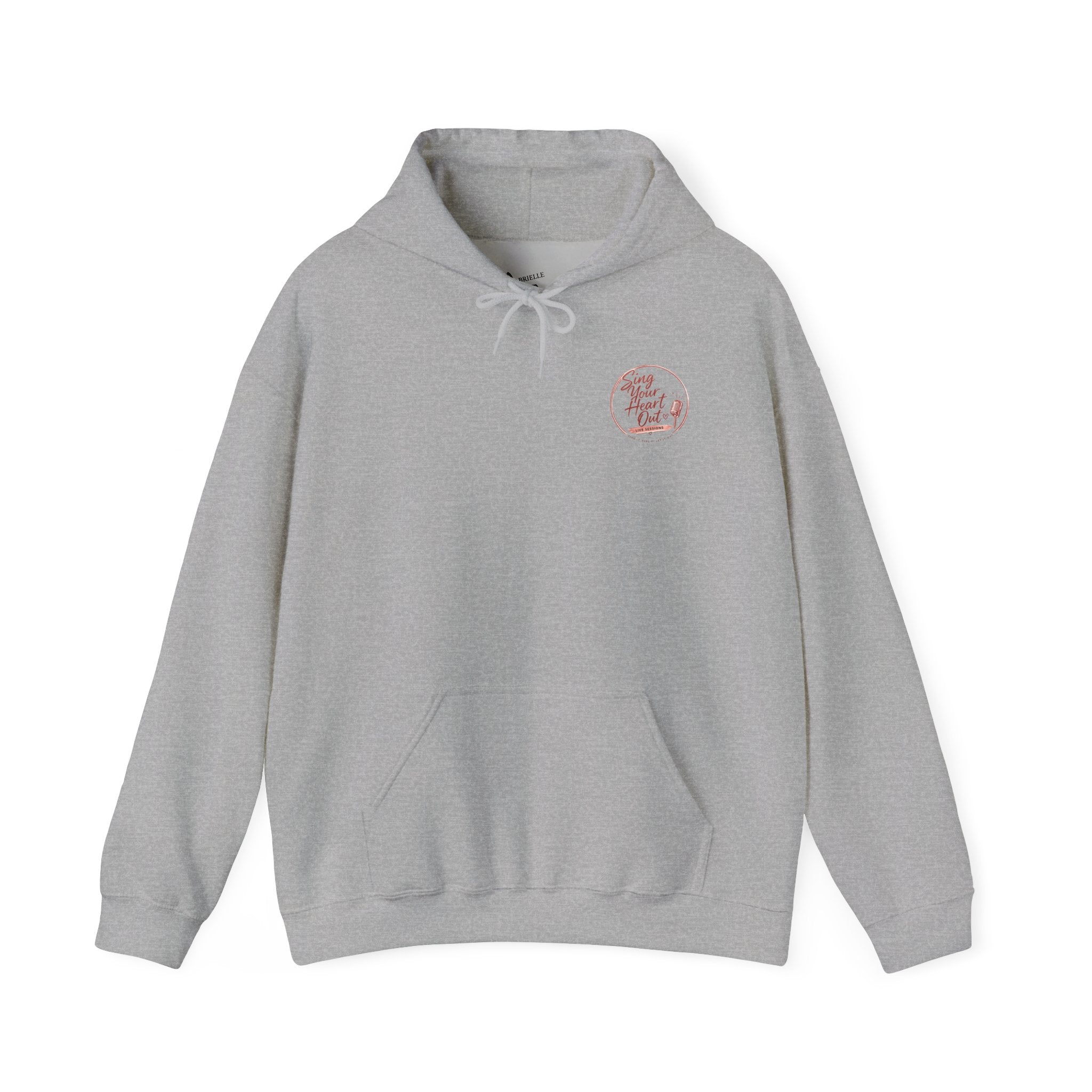Sing Your Heart Out Hoodie — Retro Microphone Music Festival Sweatshirt