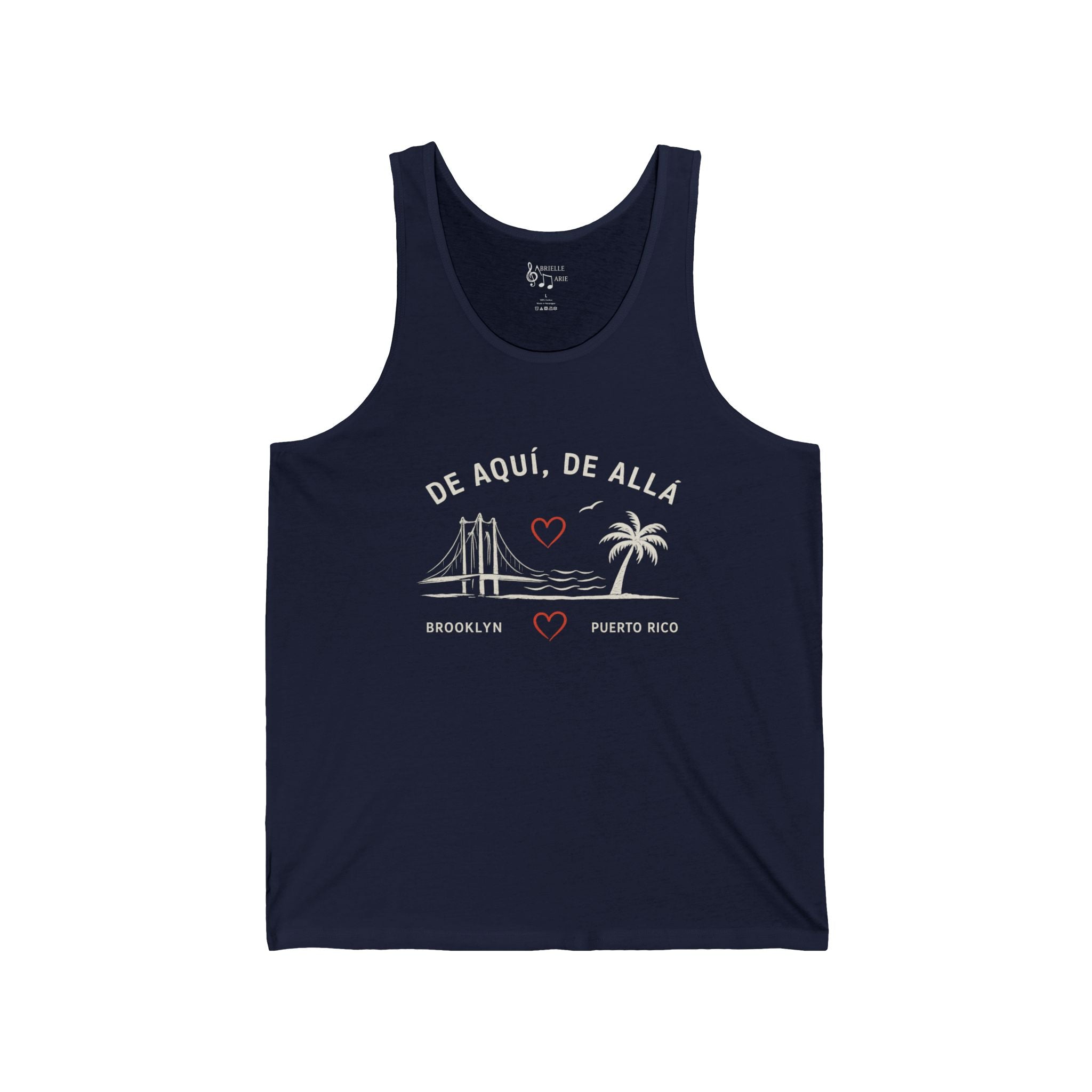 Puerto Rico x Brooklyn Tank Top — “De Aquí, De Allá” Born in Brooklyn, Rooted in Puerto Rico