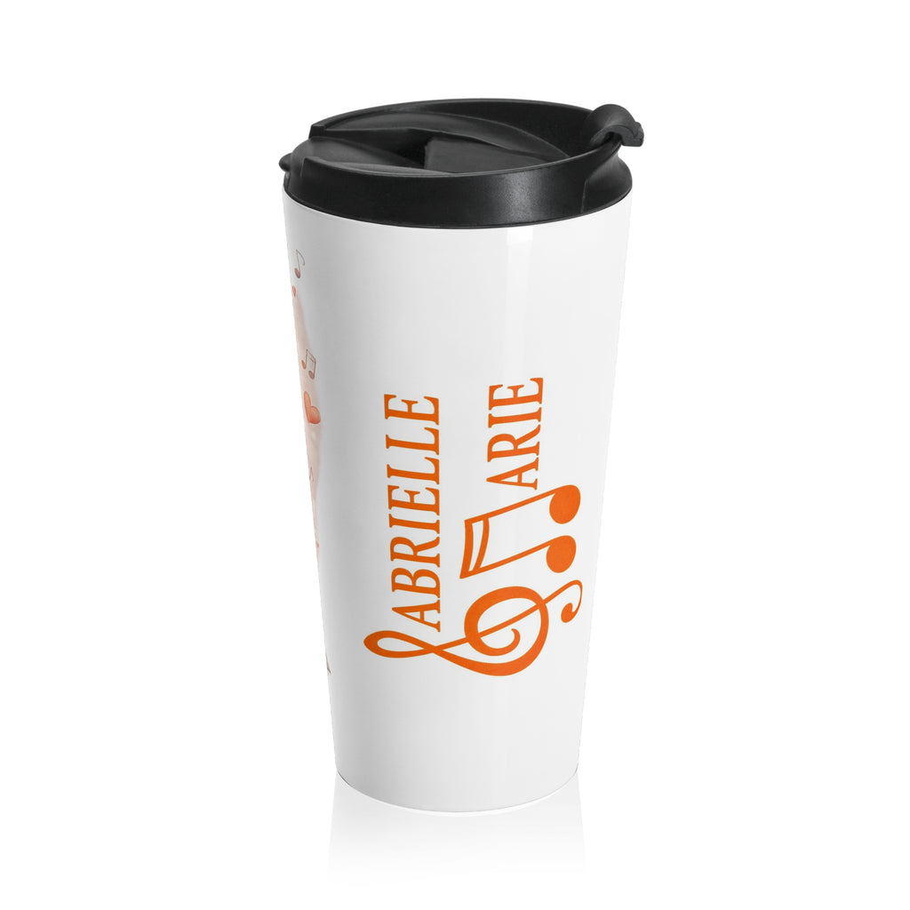 Travel Mug — "Don't Be Silent: We Are the Love" Inspirational Peace Design