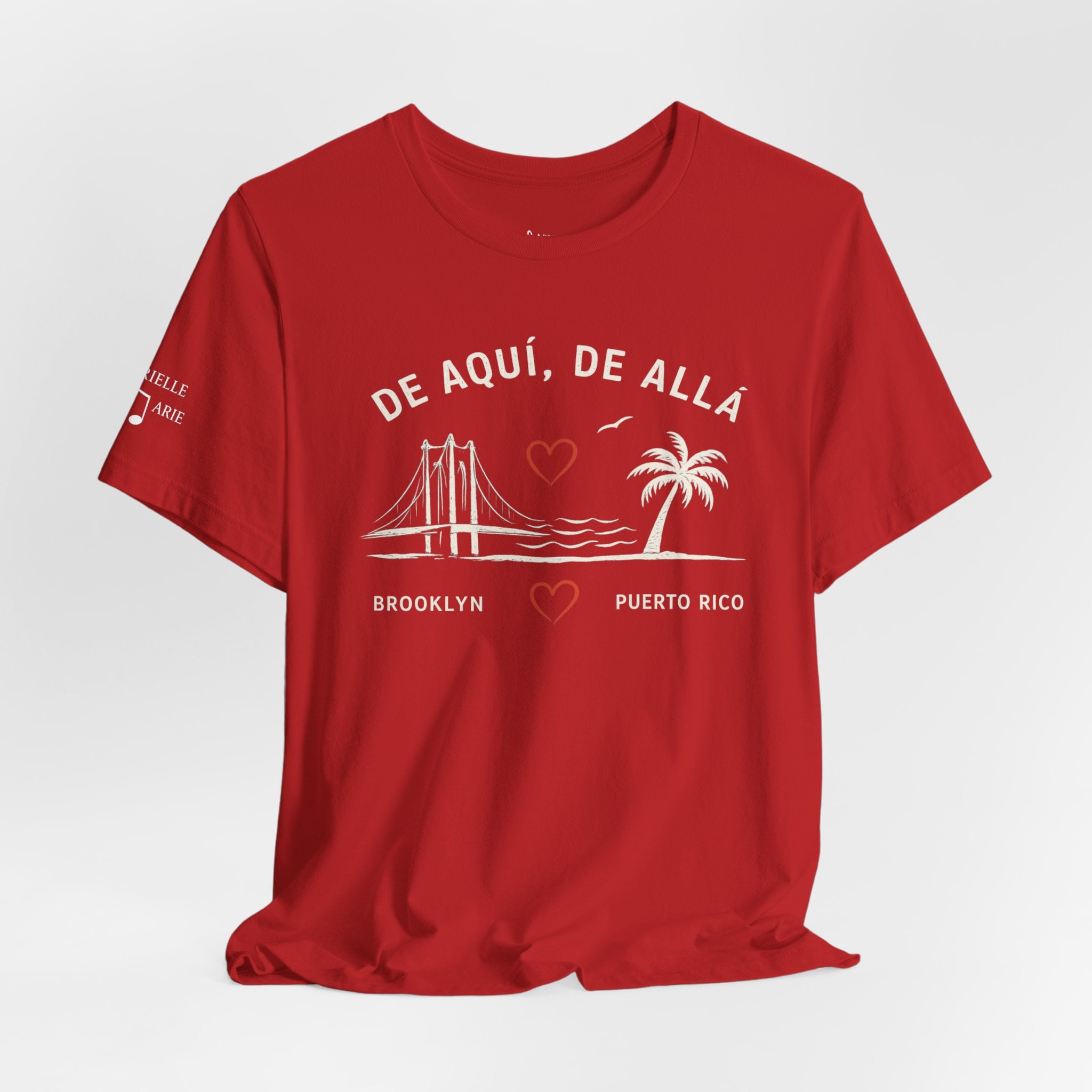 De Aquí, De Allá Tee — Born in Brooklyn Rooted in Puerto Rico T‑Shirt