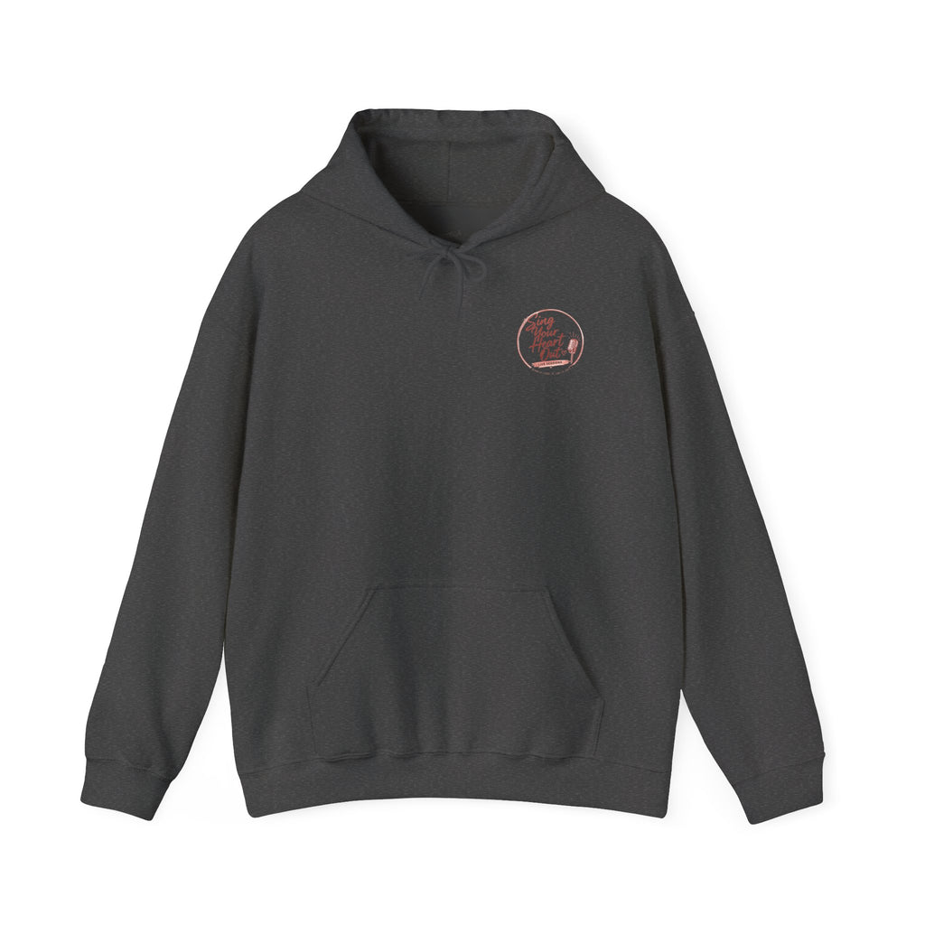 Sing Your Heart Out Hoodie — Retro Microphone Music Festival Sweatshirt