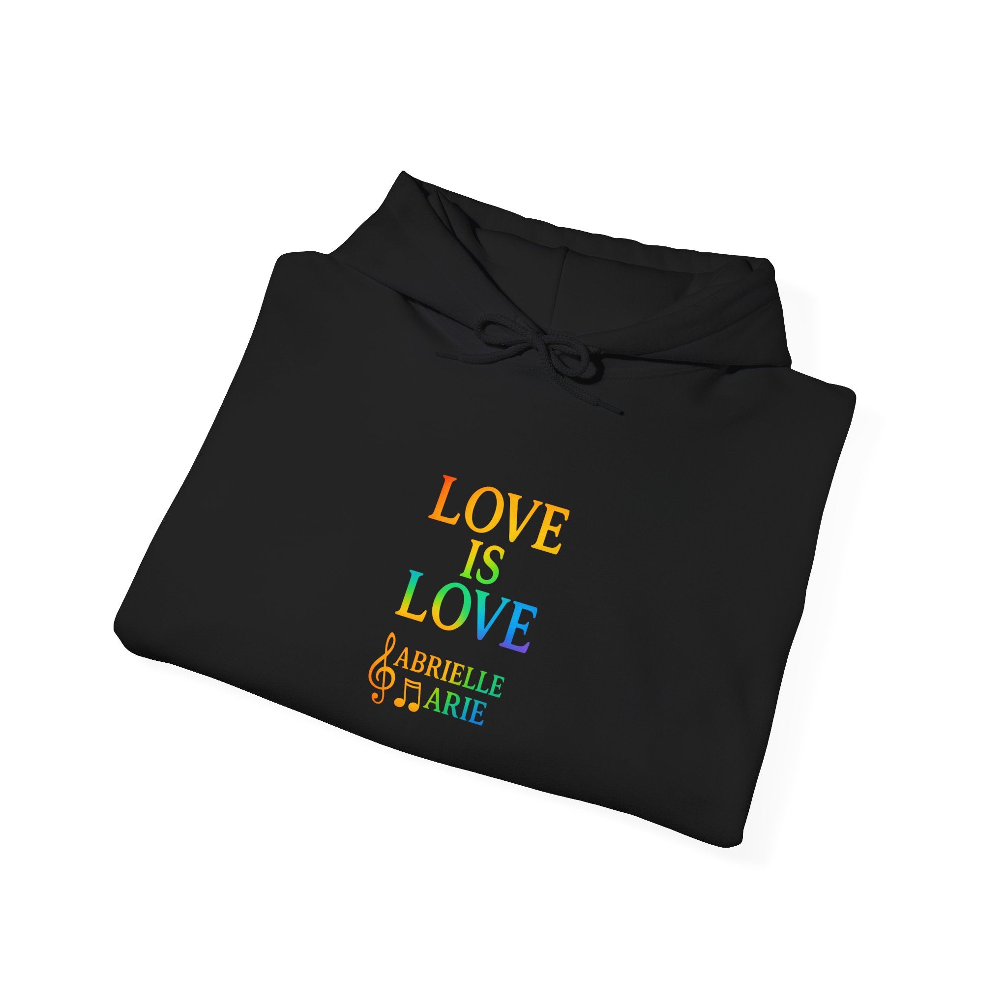 Love Is Love Hoodie — Rainbow Pride Graphic Sweatshirt