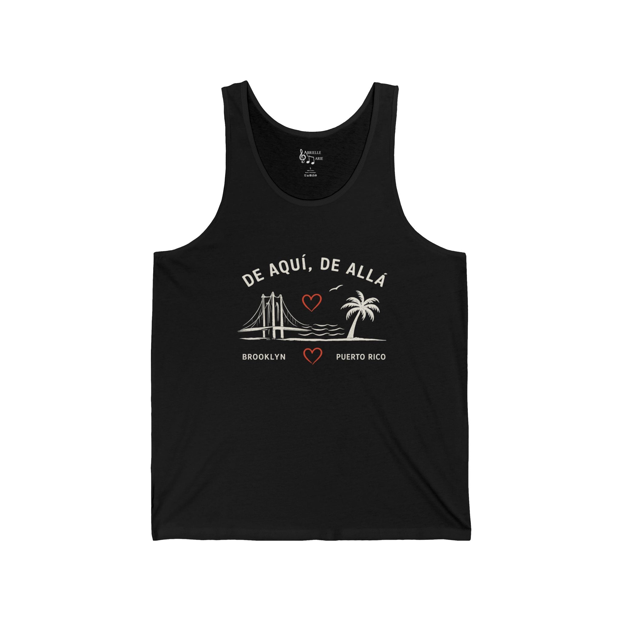 Puerto Rico x Brooklyn Tank Top — “De Aquí, De Allá” Born in Brooklyn, Rooted in Puerto Rico