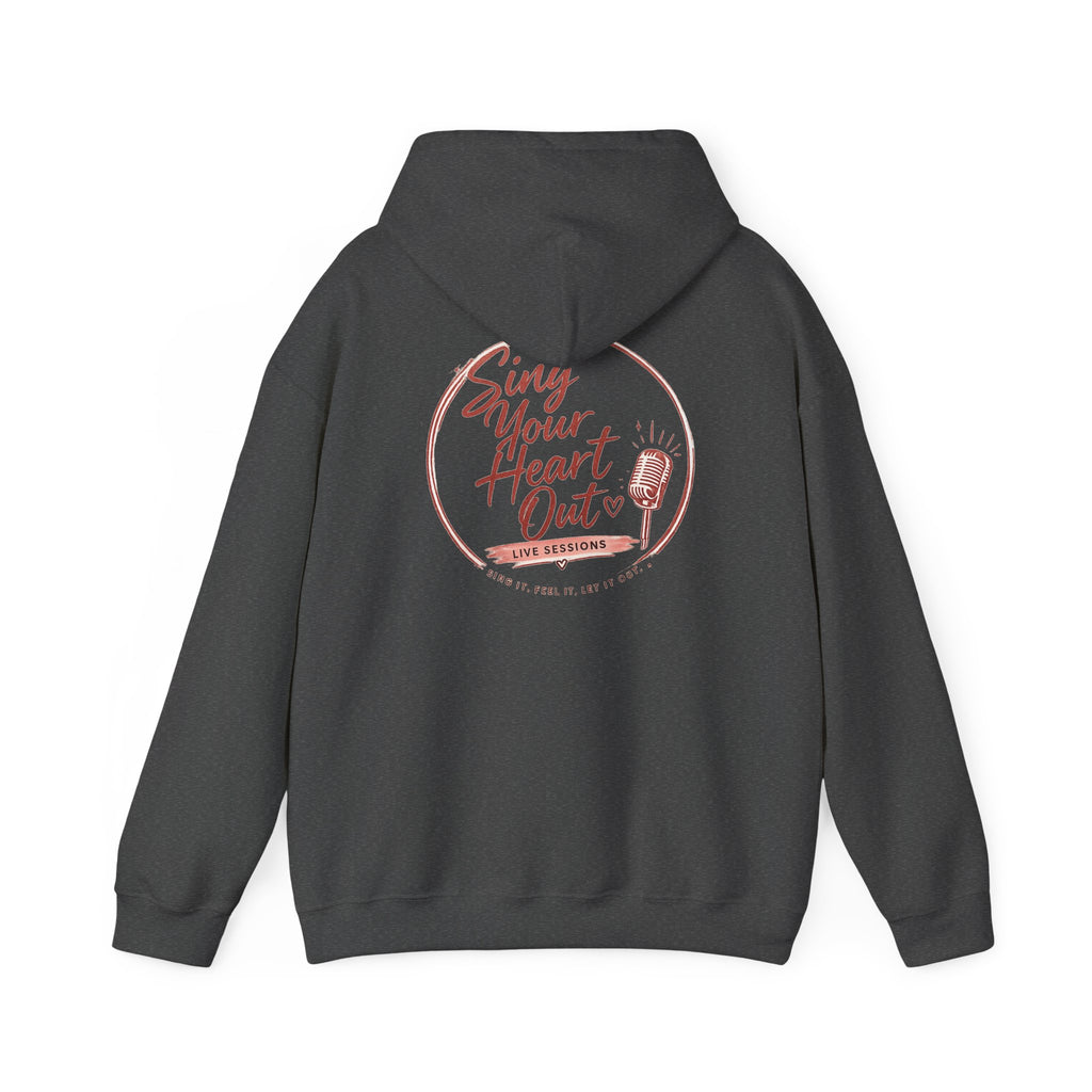 Sing Your Heart Out Hoodie — Retro Microphone Music Festival Sweatshirt
