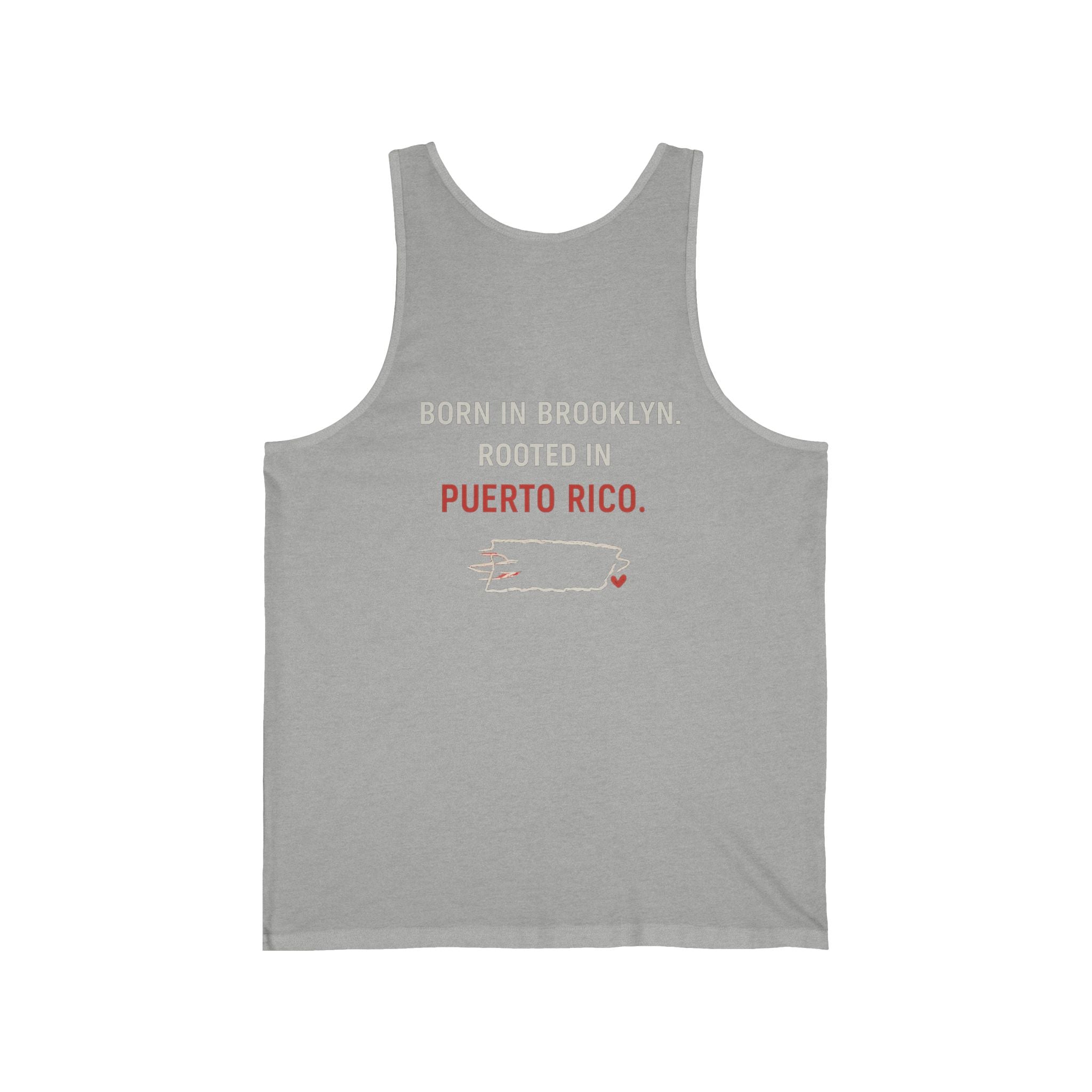 Puerto Rico x Brooklyn Tank Top — “De Aquí, De Allá” Born in Brooklyn, Rooted in Puerto Rico
