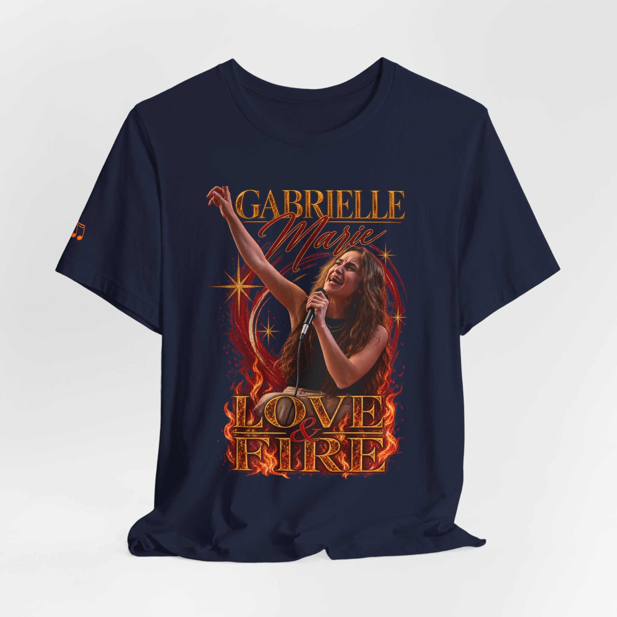 Love & Fire Concert T‑Shirt — Gabrielle Marie Vintage Tour Tee