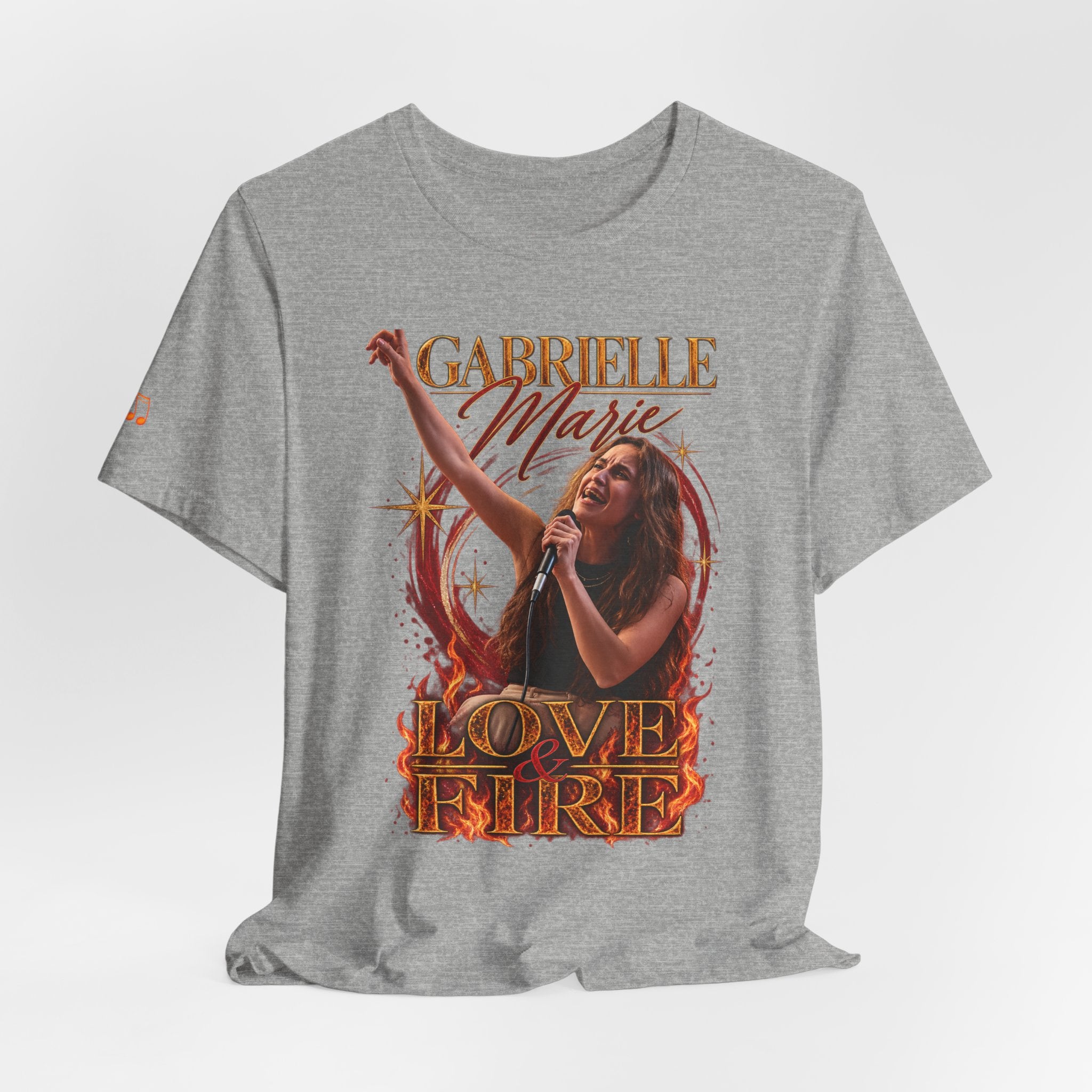 Love & Fire Concert T‑Shirt — Gabrielle Marie Vintage Tour Tee