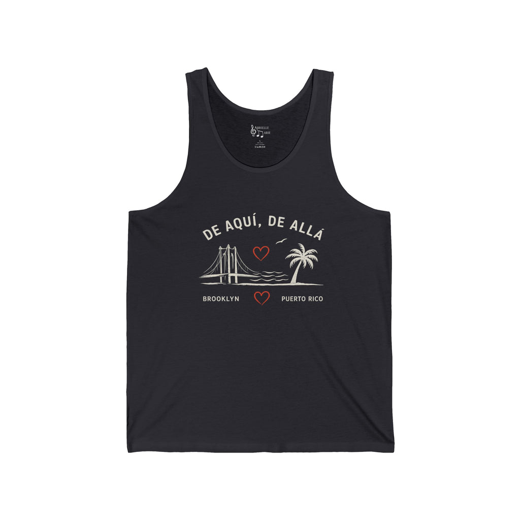Puerto Rico x Brooklyn Tank Top — “De Aquí, De Allá” Born in Brooklyn, Rooted in Puerto Rico