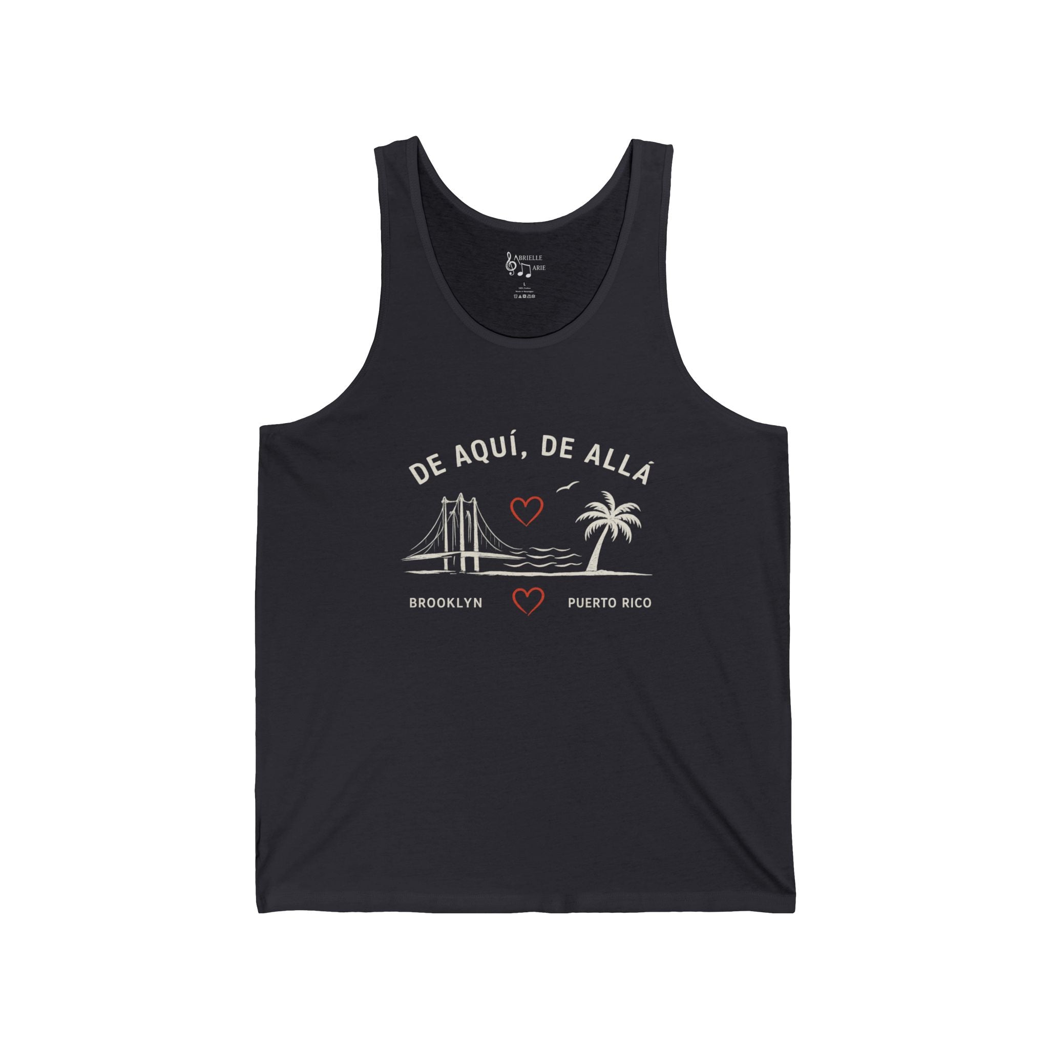 Puerto Rico x Brooklyn Tank Top — “De Aquí, De Allá” Born in Brooklyn, Rooted in Puerto Rico