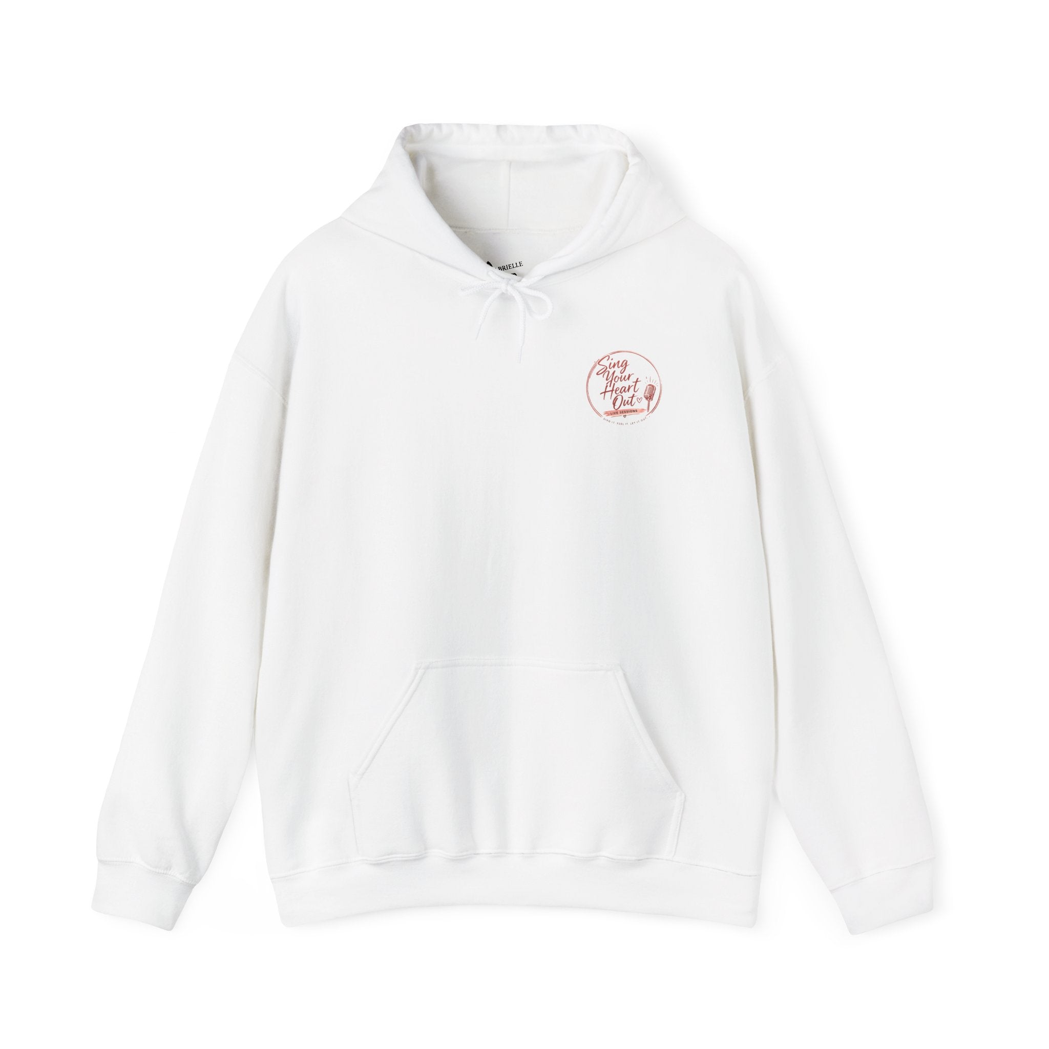 Sing Your Heart Out Hoodie — Retro Microphone Music Festival Sweatshirt
