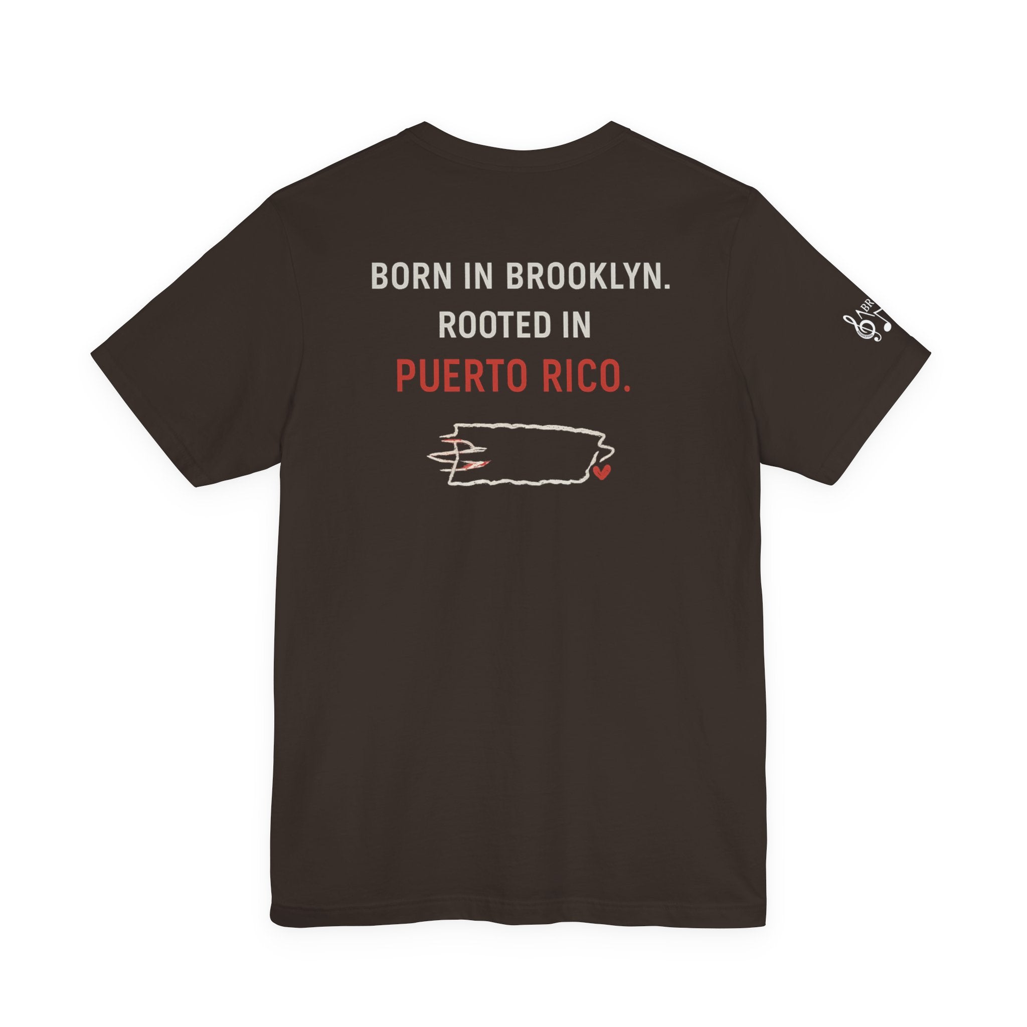 De Aquí, De Allá Tee — Born in Brooklyn Rooted in Puerto Rico T‑Shirt