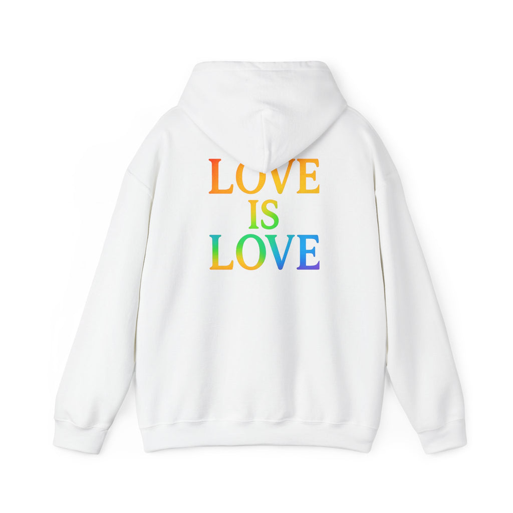 Love Is Love Hoodie — Rainbow Pride Graphic Sweatshirt
