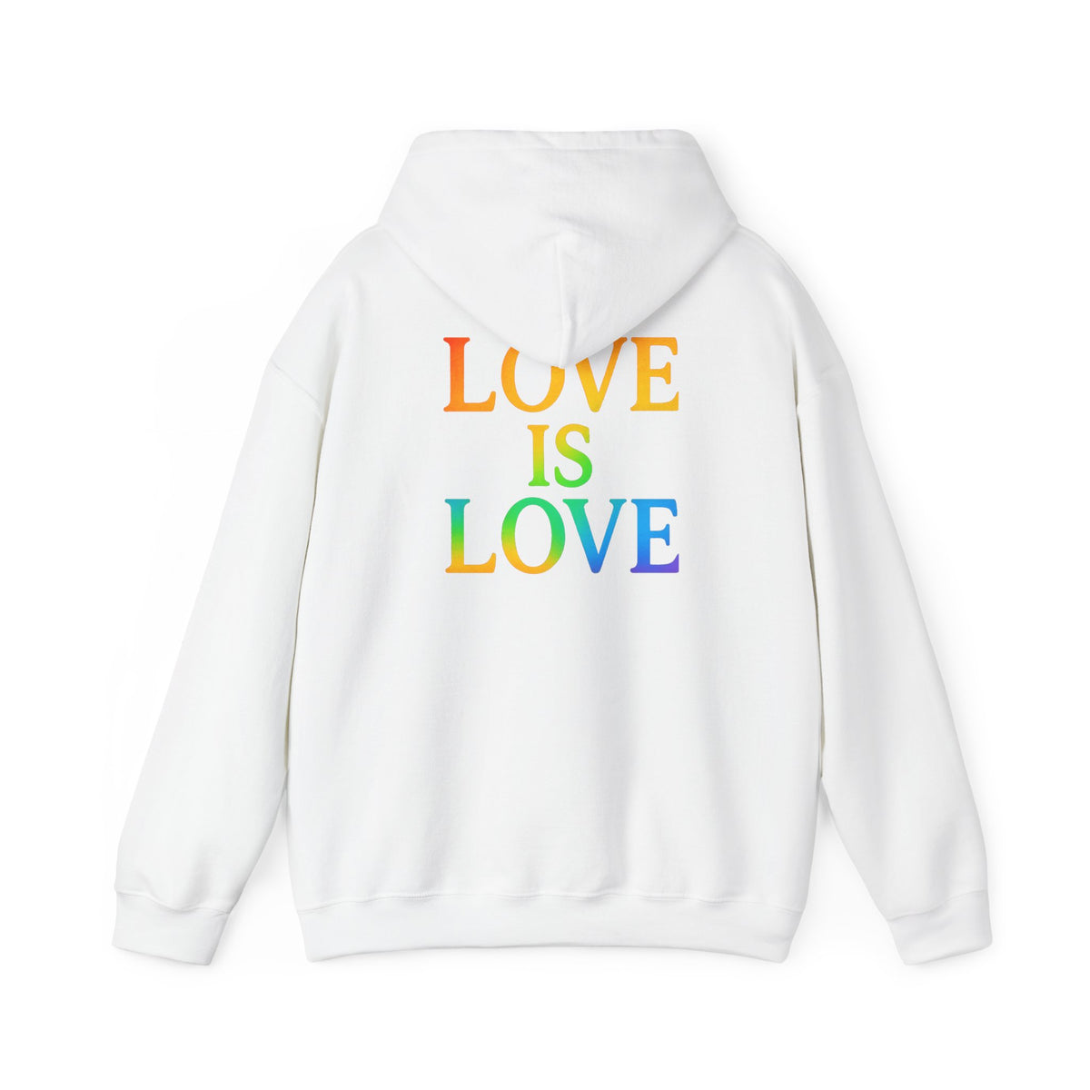 Love Is Love Hoodie — Rainbow Pride Graphic Sweatshirt