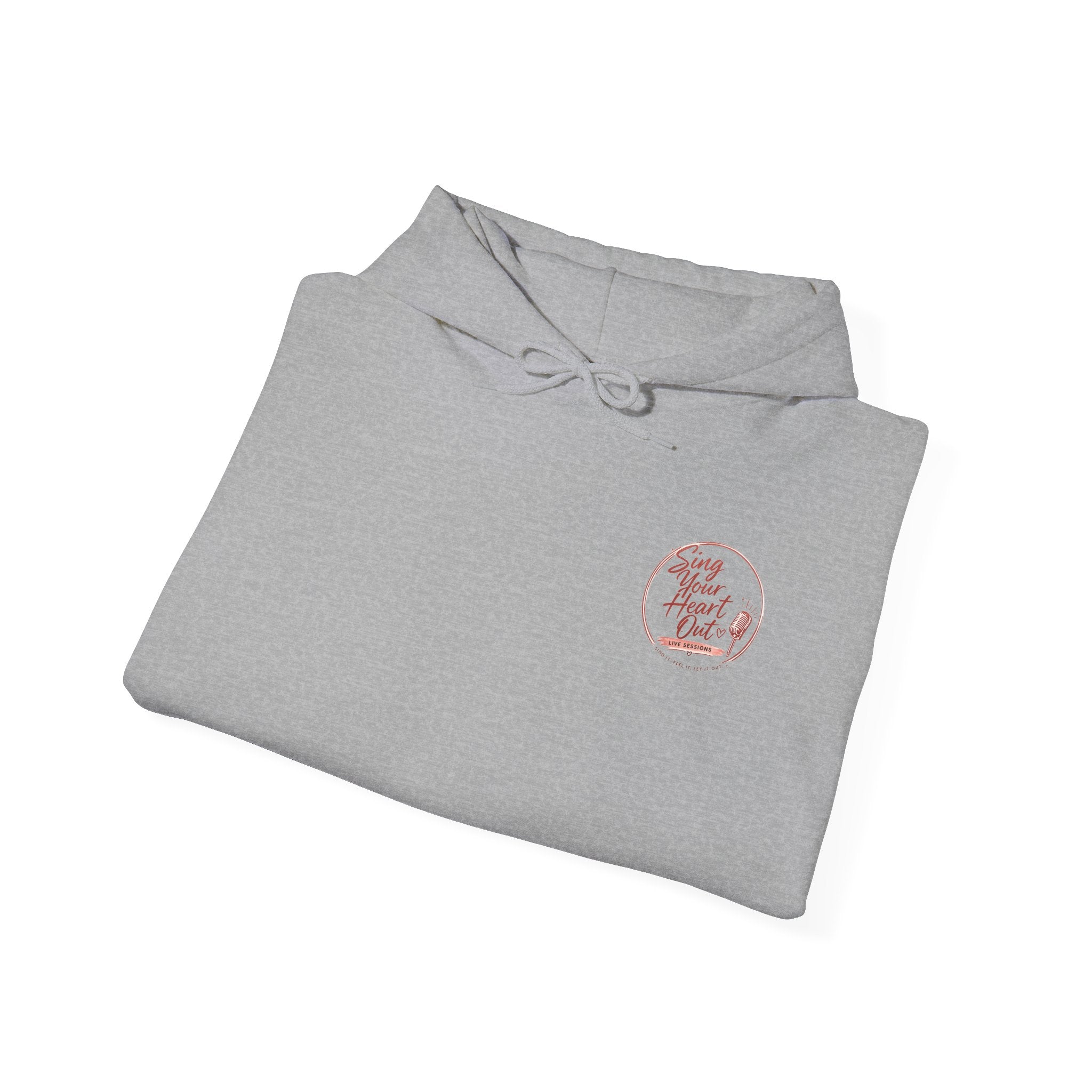 Sing Your Heart Out Hoodie — Retro Microphone Music Festival Sweatshirt
