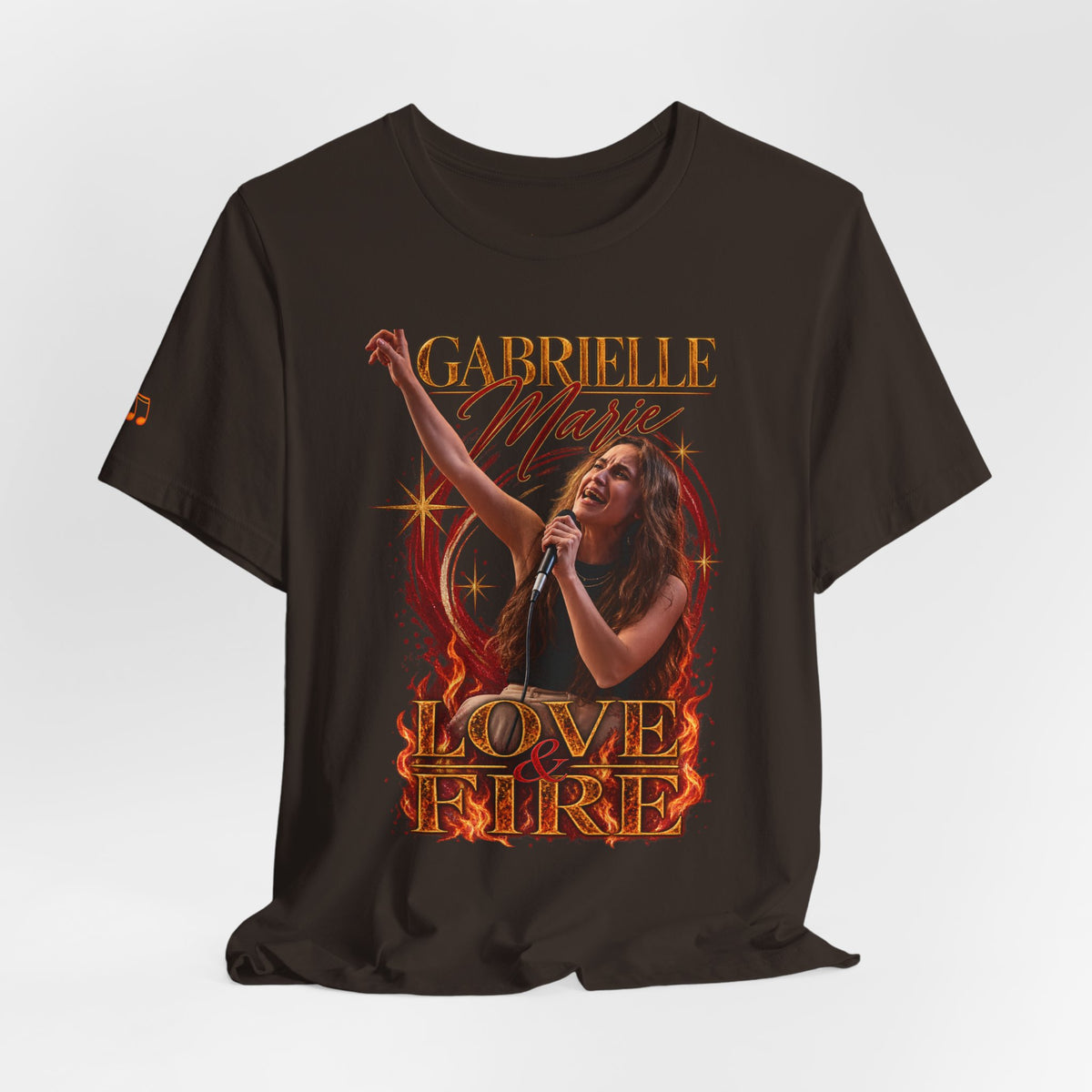 Love & Fire Concert T‑Shirt — Gabrielle Marie Vintage Tour Tee