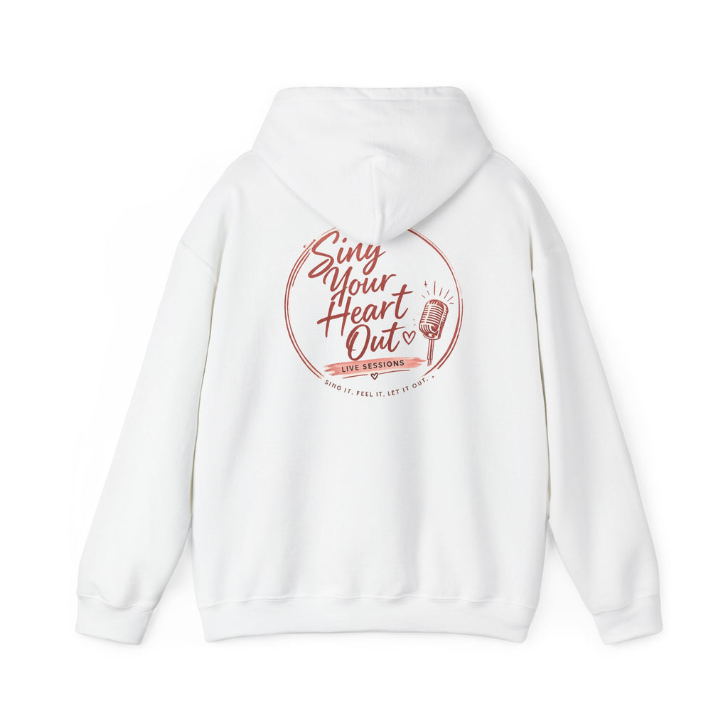 Sing Your Heart Out Hoodie — Retro Microphone Music Festival Sweatshirt