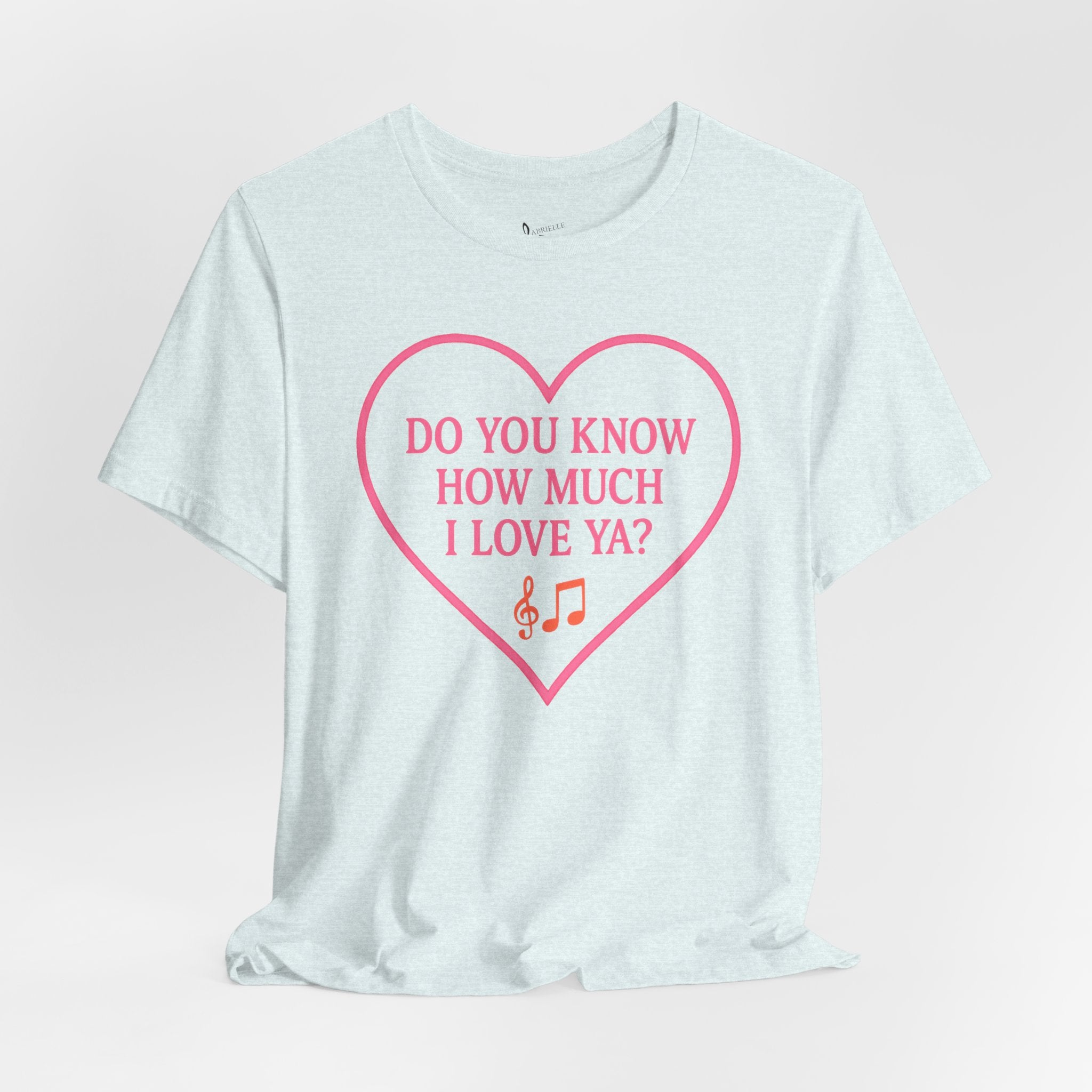 Do You Know How Much I Love Ya? Tee — Pink Heart Valentine T-Shirt