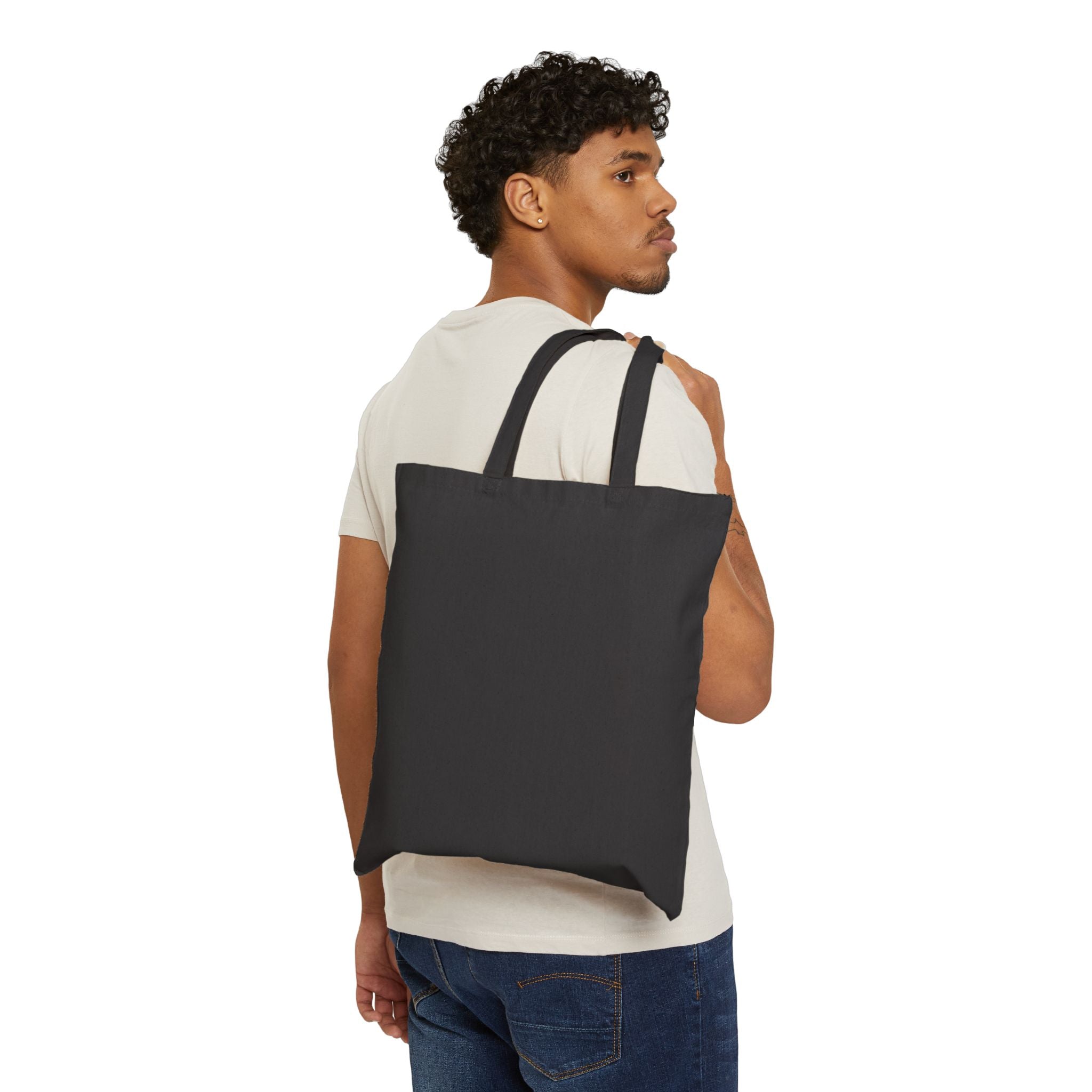 Tote Bag — "Sing Your Heart Out" Vintage Microphone Canvas Tote (Music Lover Gift)