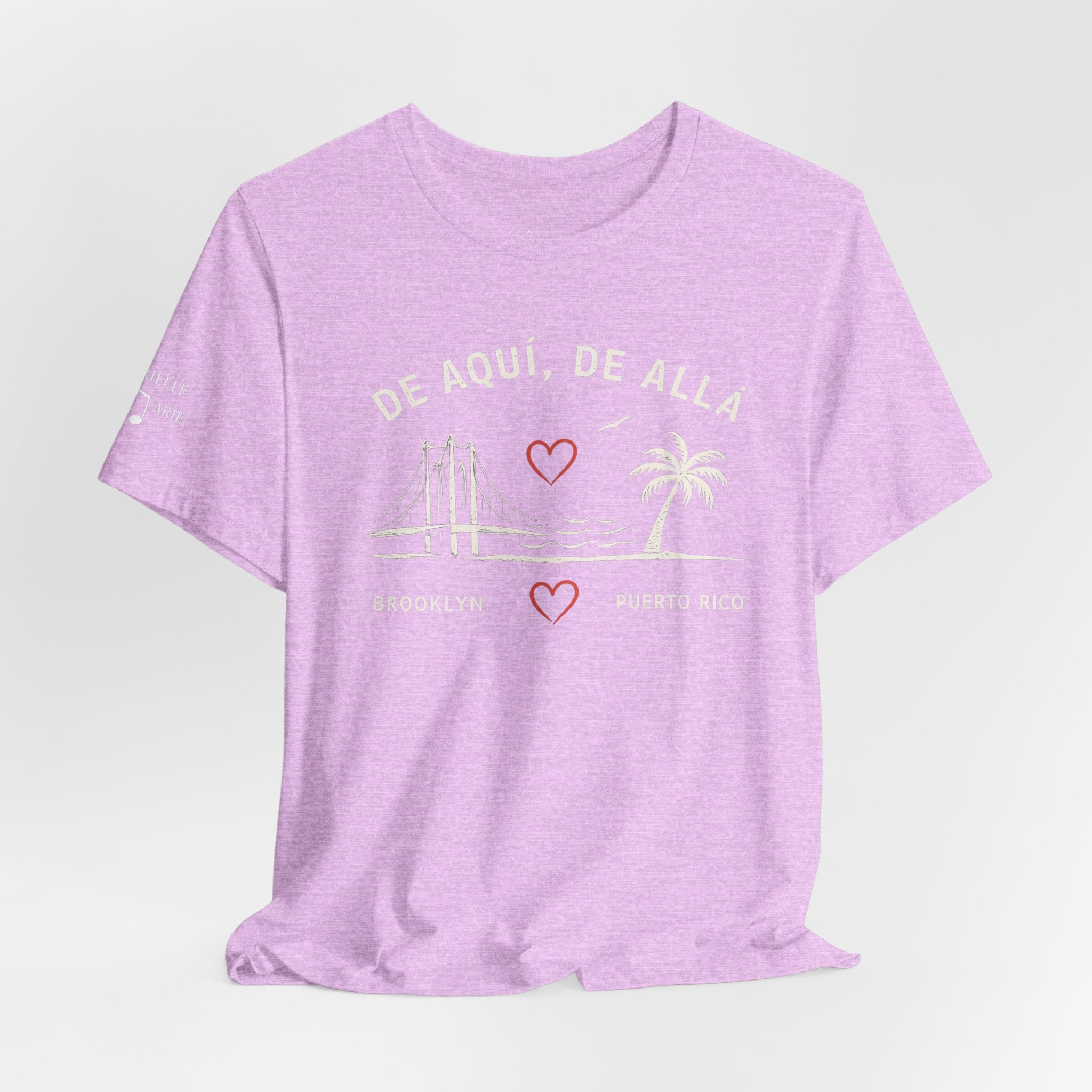 De Aquí, De Allá Tee — Born in Brooklyn Rooted in Puerto Rico T‑Shirt