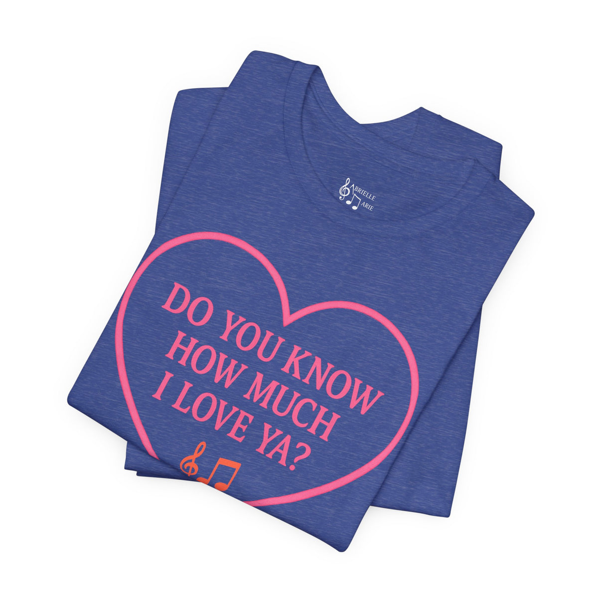 Do You Know How Much I Love Ya? Tee — Pink Heart Valentine T-Shirt