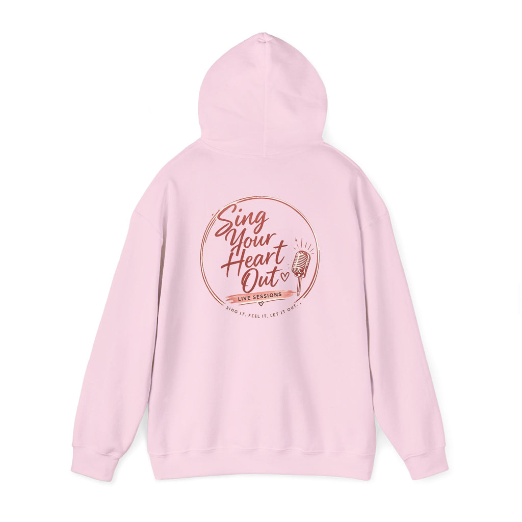 Sing Your Heart Out Hoodie — Retro Microphone Music Festival Sweatshirt