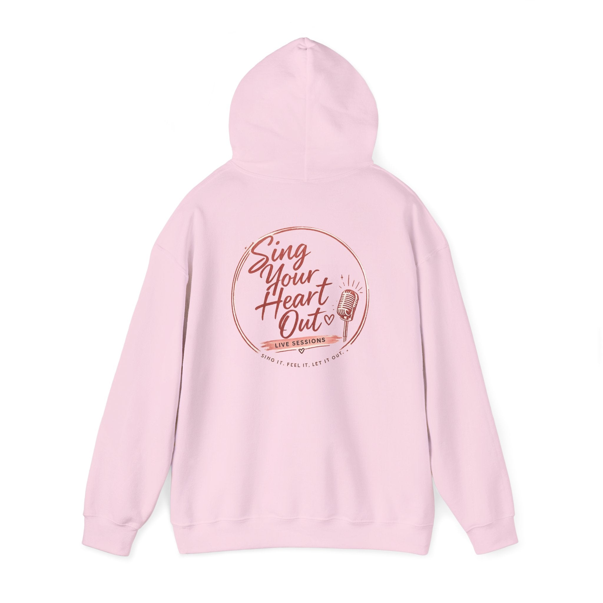 Sing Your Heart Out Hoodie — Retro Microphone Music Festival Sweatshirt