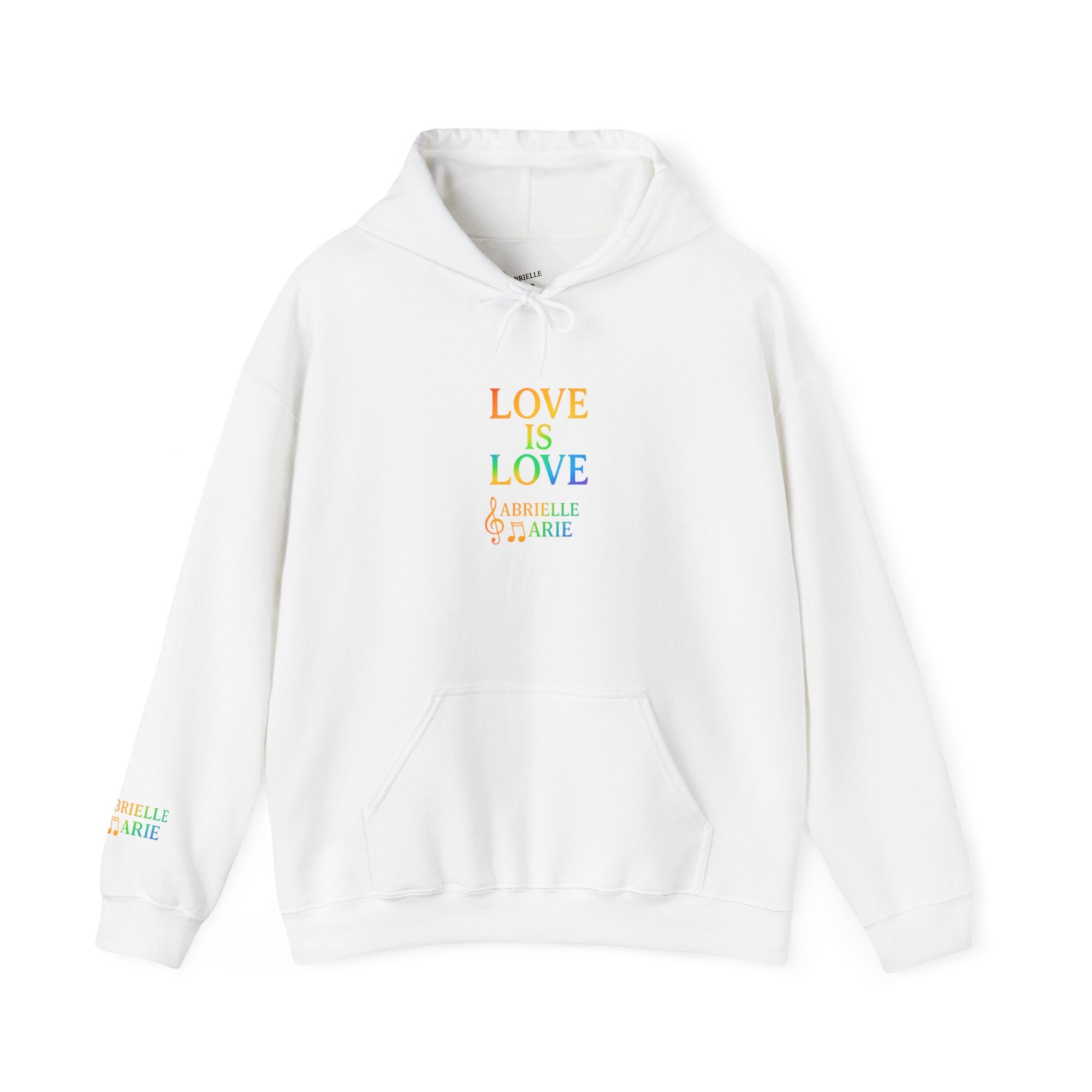Love Is Love Hoodie — Rainbow Pride Graphic Sweatshirt