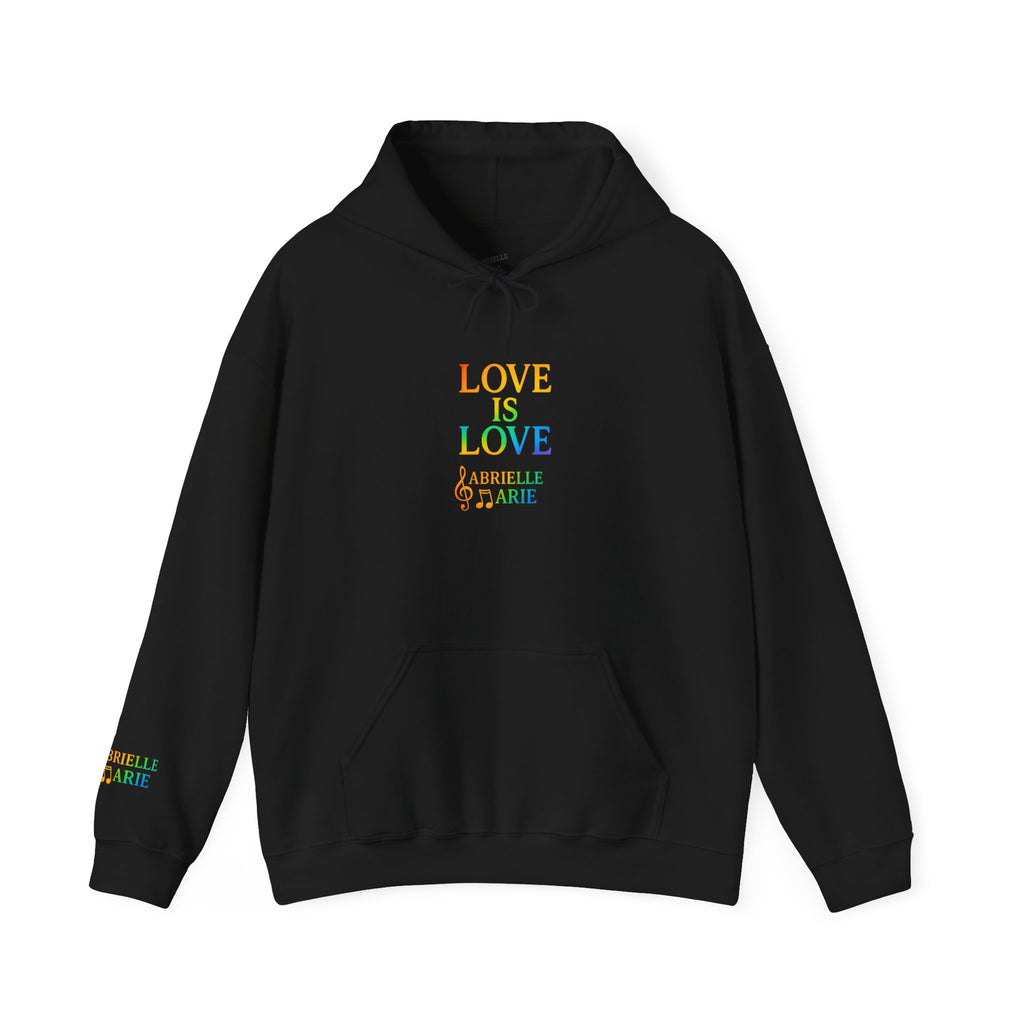 Love Is Love Hoodie — Rainbow Pride Graphic Sweatshirt