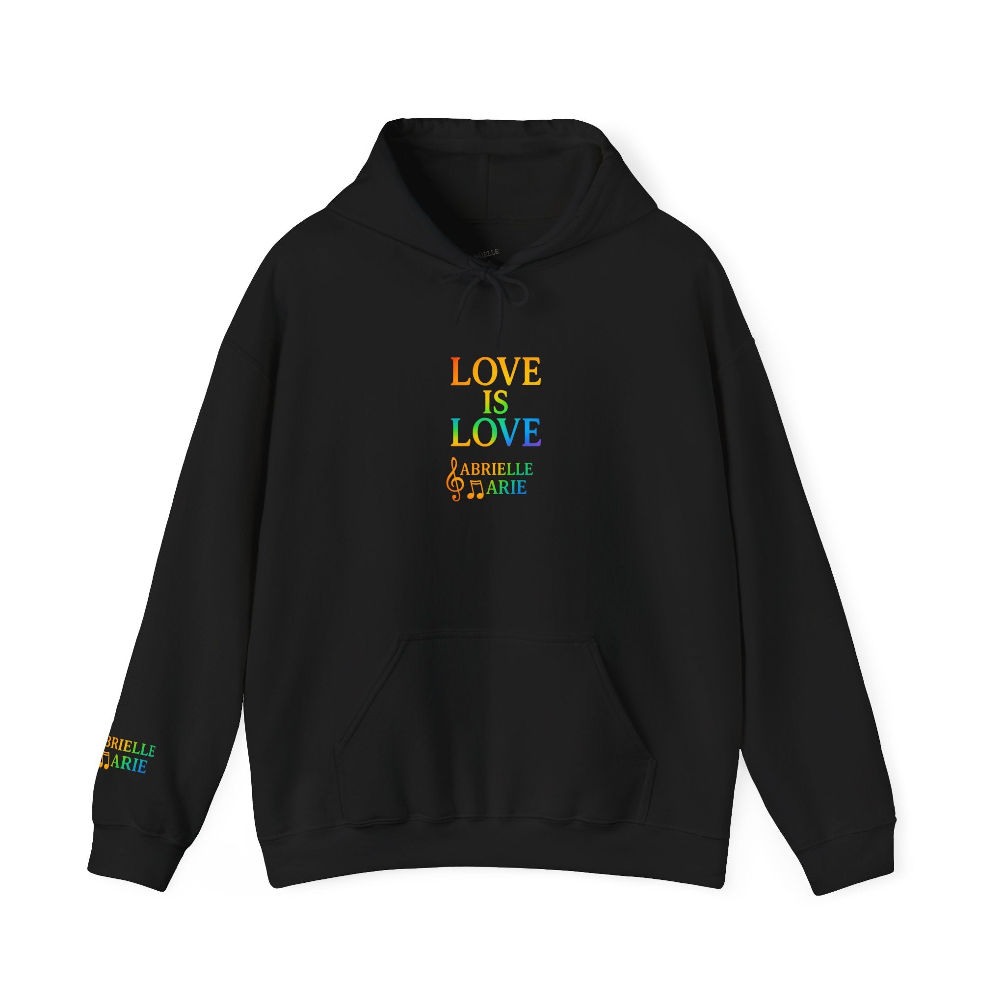Love Is Love Hoodie — Rainbow Pride Graphic Sweatshirt