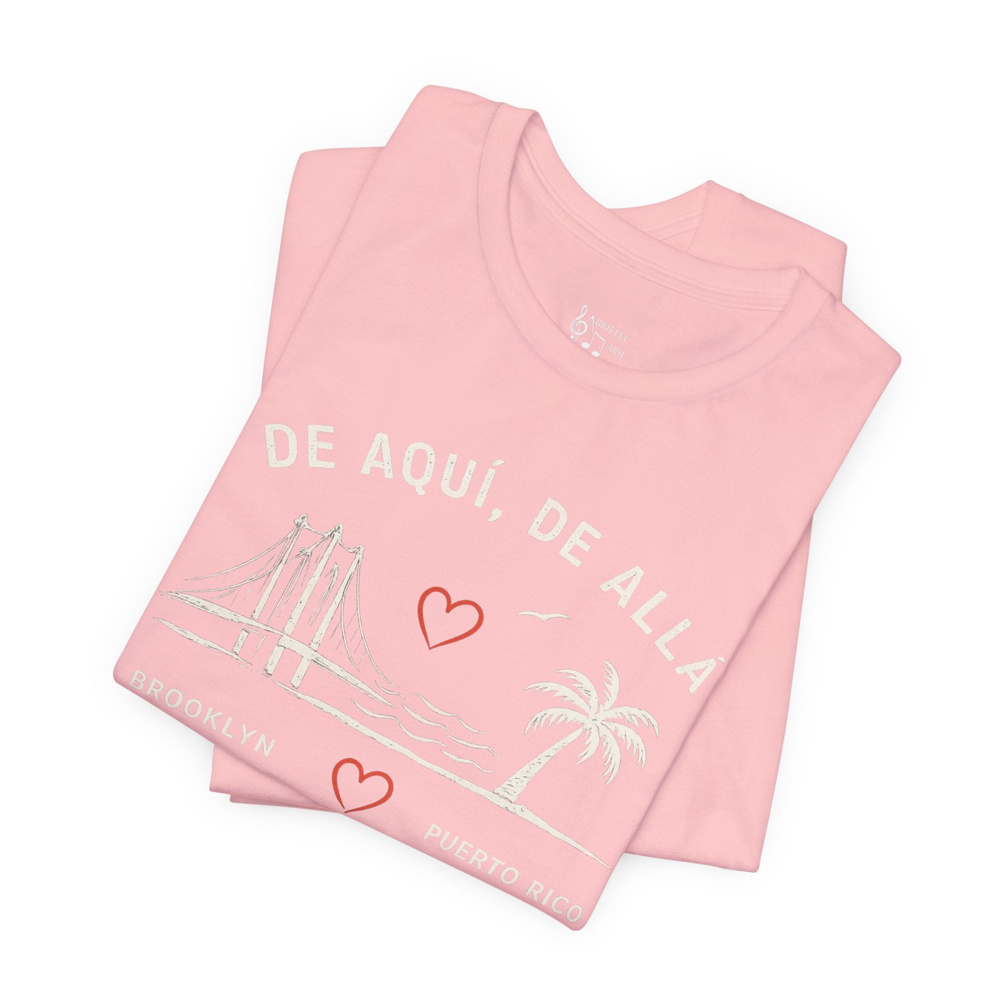 De Aquí, De Allá Tee — Born in Brooklyn Rooted in Puerto Rico T‑Shirt