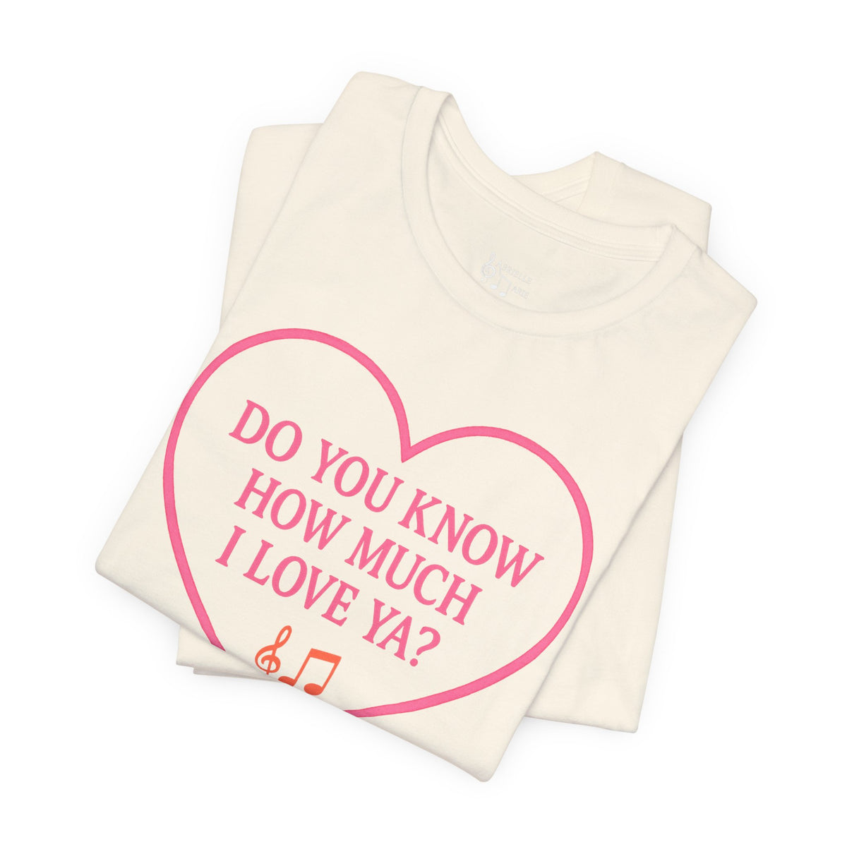 Do You Know How Much I Love Ya? Tee — Pink Heart Valentine T-Shirt