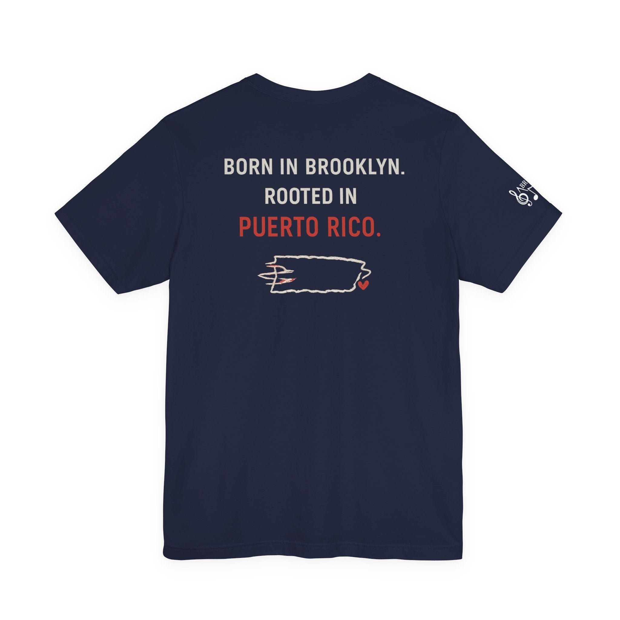 De Aquí, De Allá Tee — Born in Brooklyn Rooted in Puerto Rico T‑Shirt