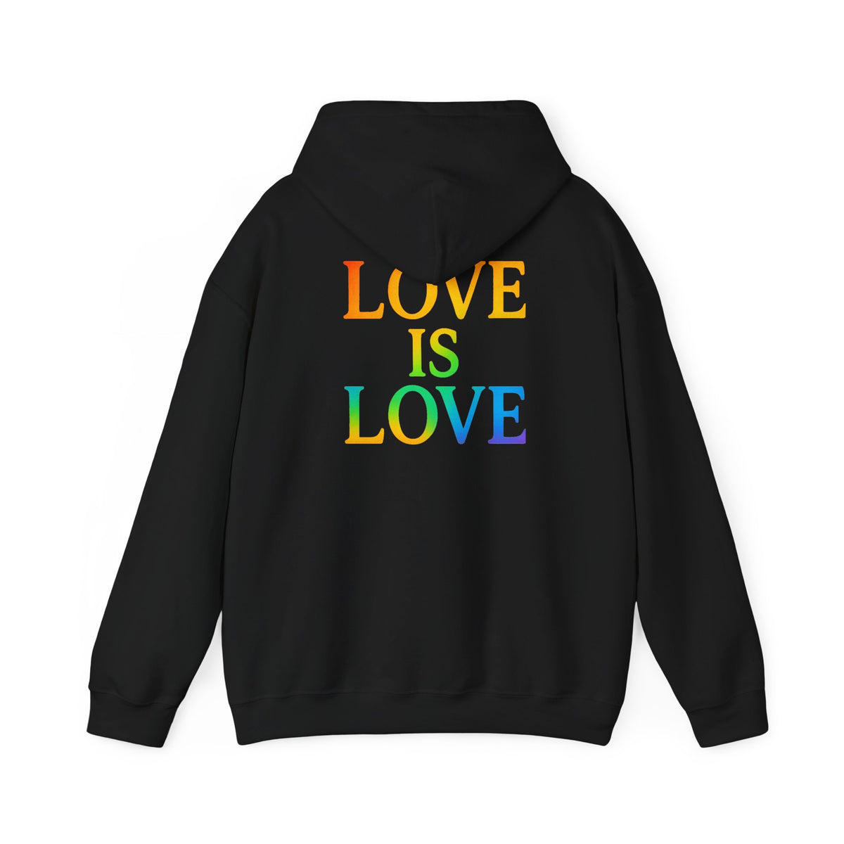 Love Is Love Hoodie — Rainbow Pride Graphic Sweatshirt