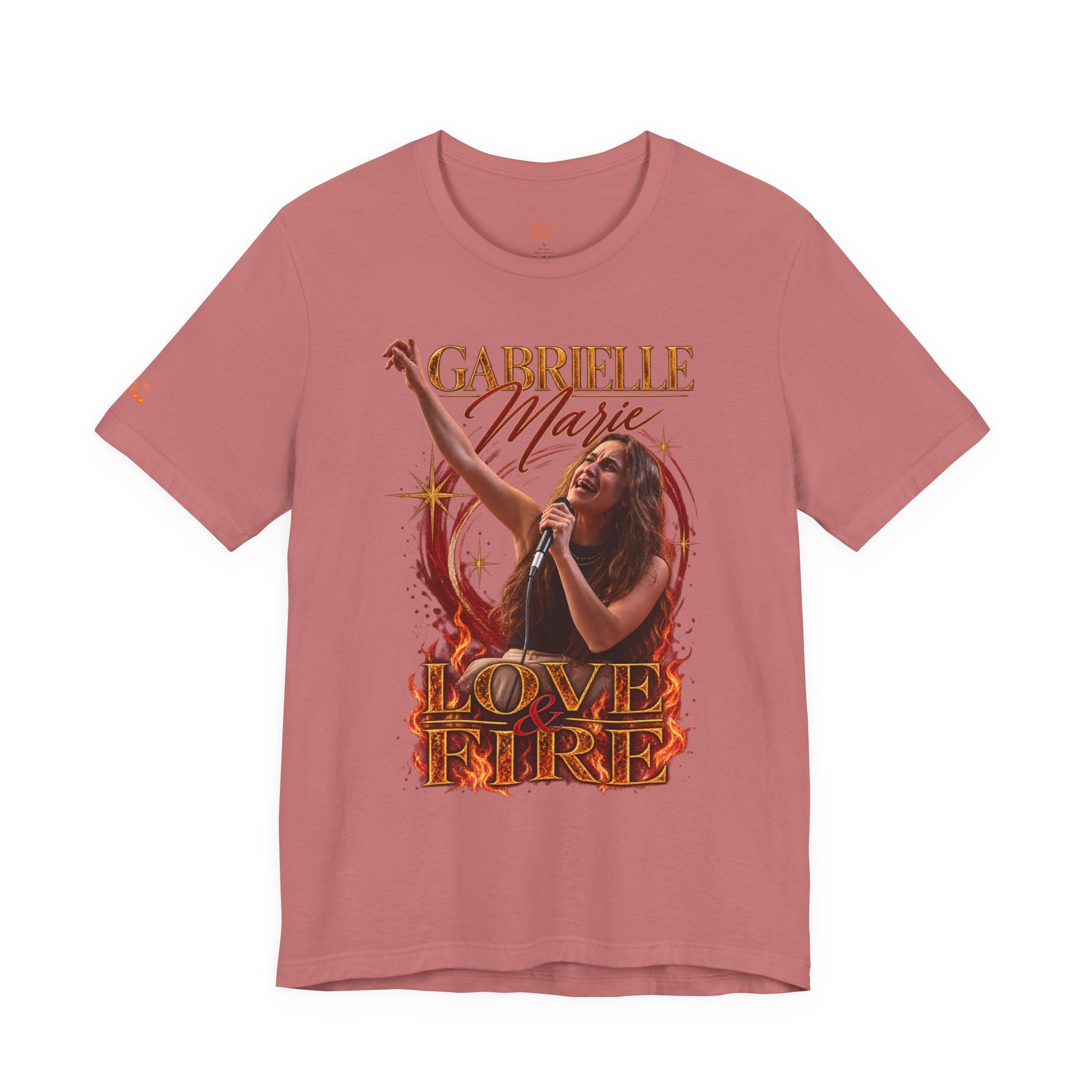 Love & Fire Concert T‑Shirt — Gabrielle Marie Vintage Tour Tee