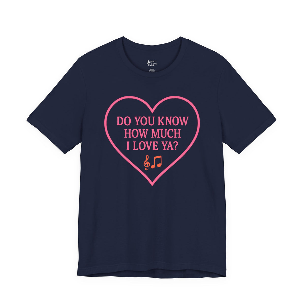 Do You Know How Much I Love Ya? Tee — Pink Heart Valentine T-Shirt