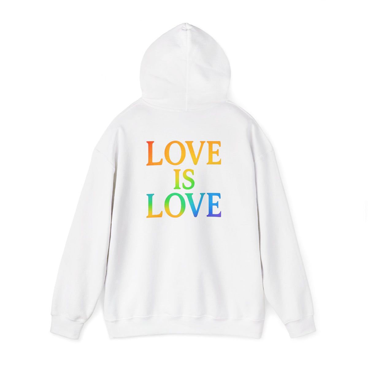 Love Is Love Hoodie — Rainbow Pride Graphic Sweatshirt