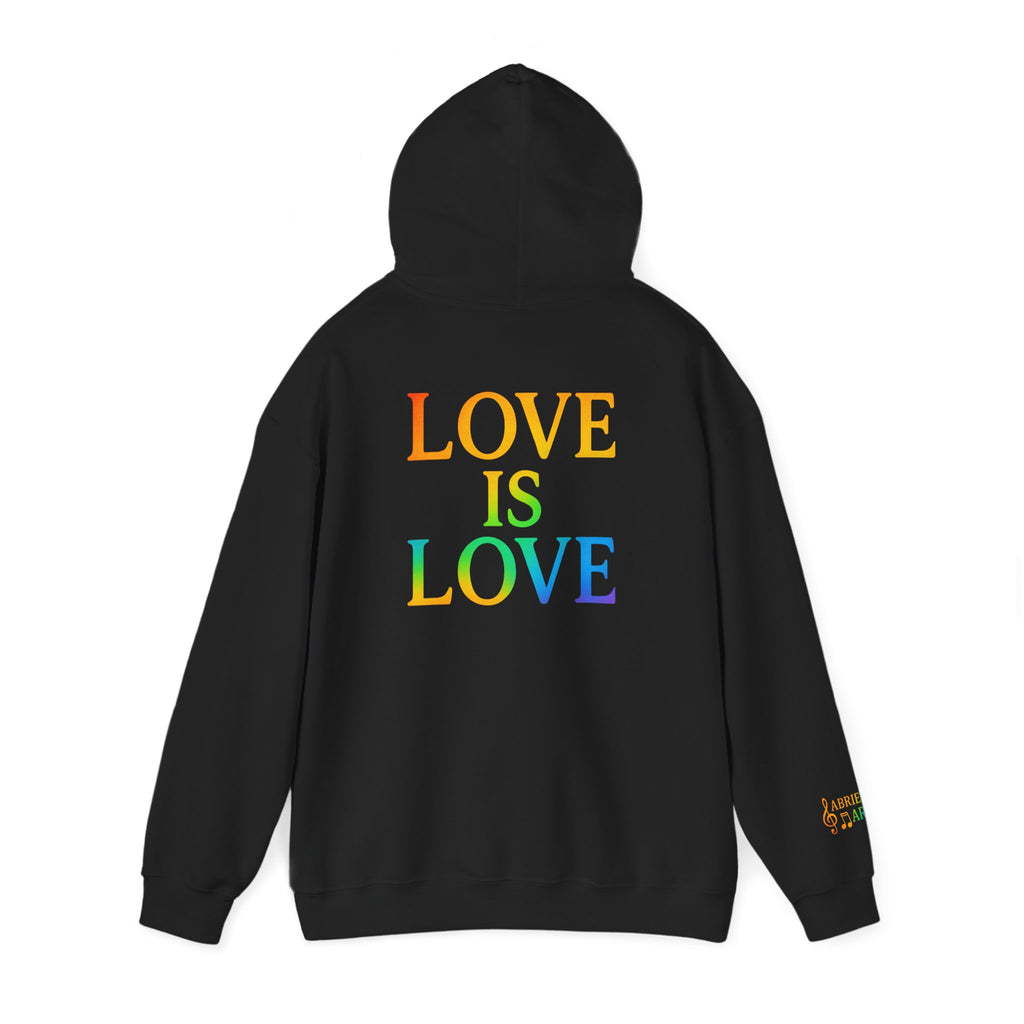 Love Is Love Hoodie — Rainbow Pride Graphic Sweatshirt