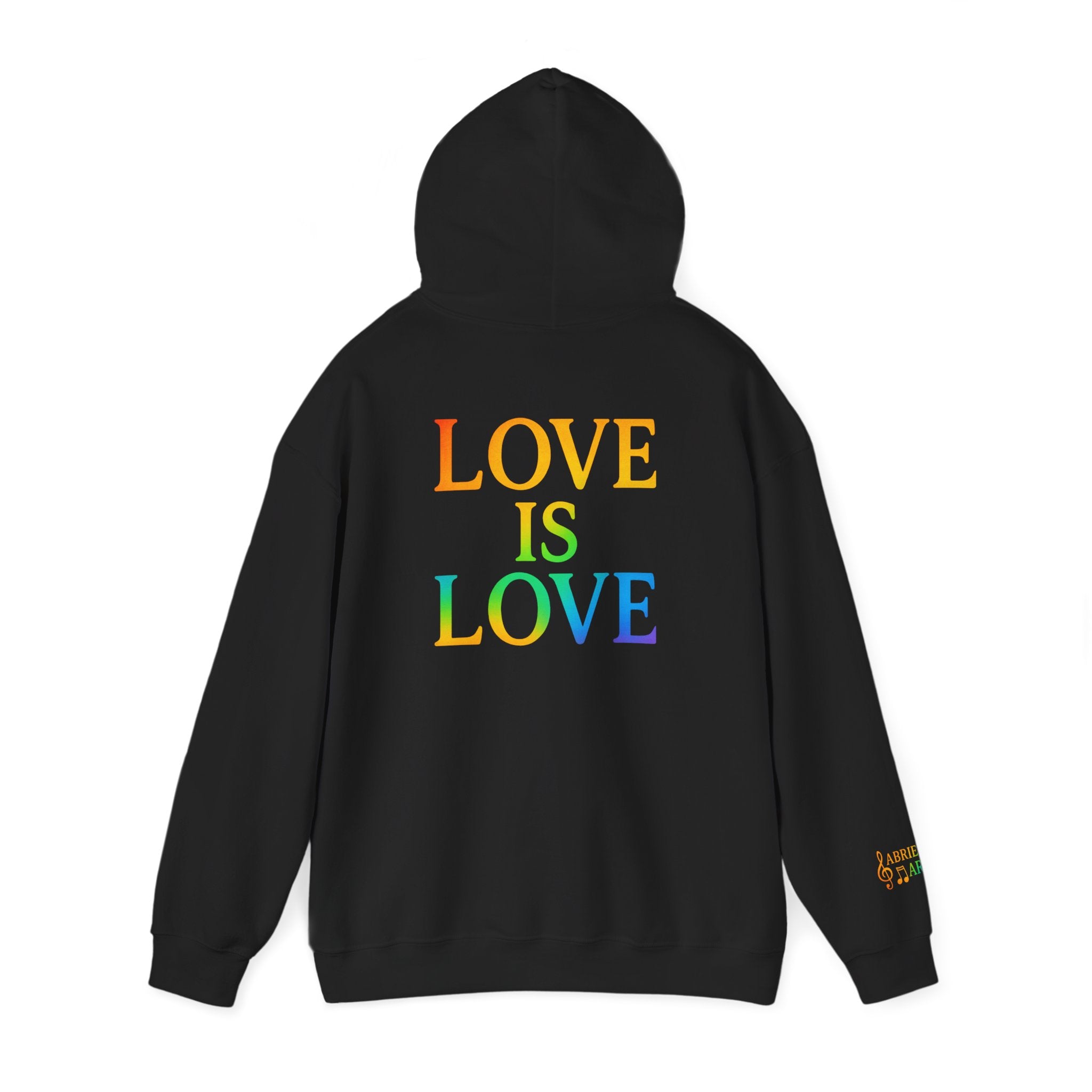 Love Is Love Hoodie — Rainbow Pride Graphic Sweatshirt
