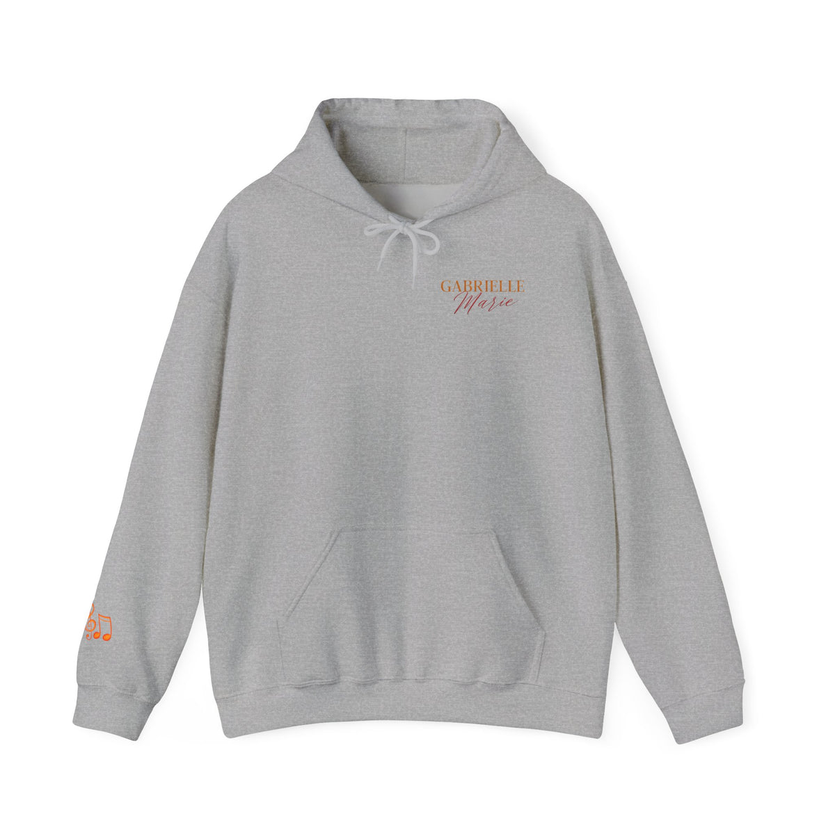 Gabrielle Marie 'Love & Fire' Hoodie — Vintage Floral Back Graphic