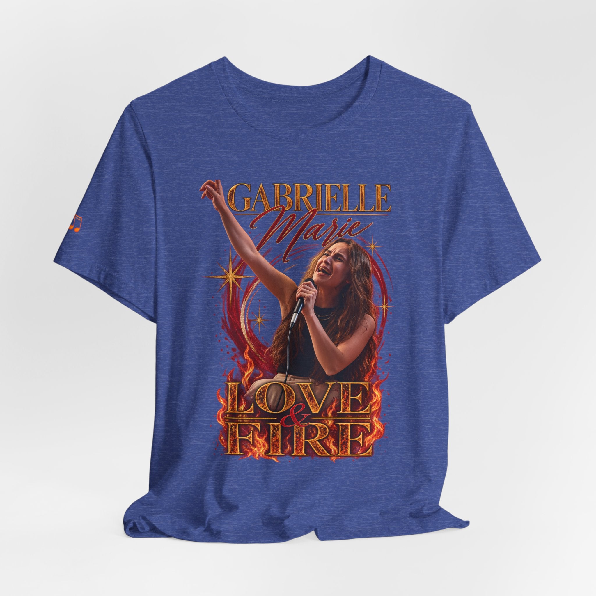 Love & Fire Concert T‑Shirt — Gabrielle Marie Vintage Tour Tee