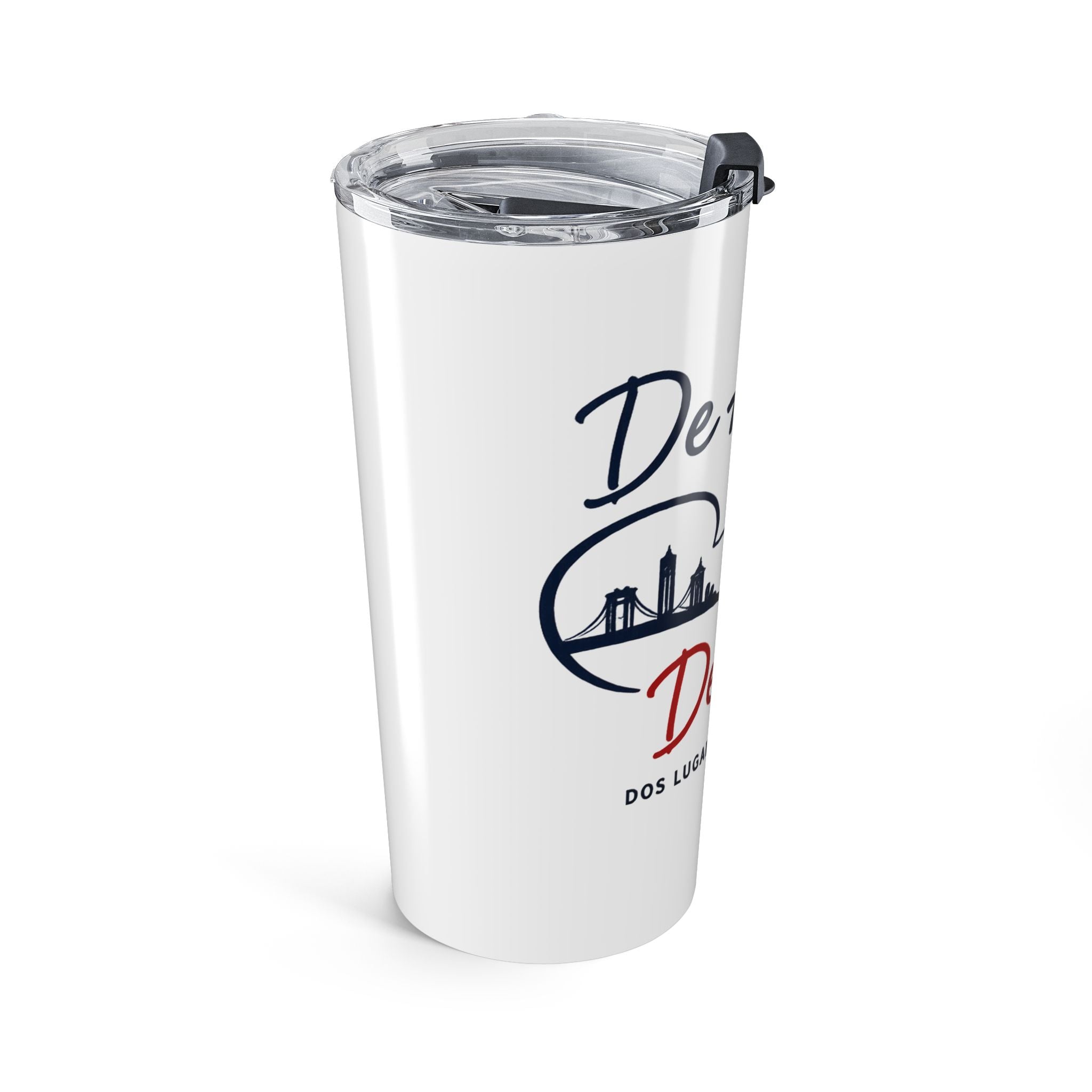 20oz Travel Tumbler - "De Aquí, De Allá" Spanish Pride Insulated Cup