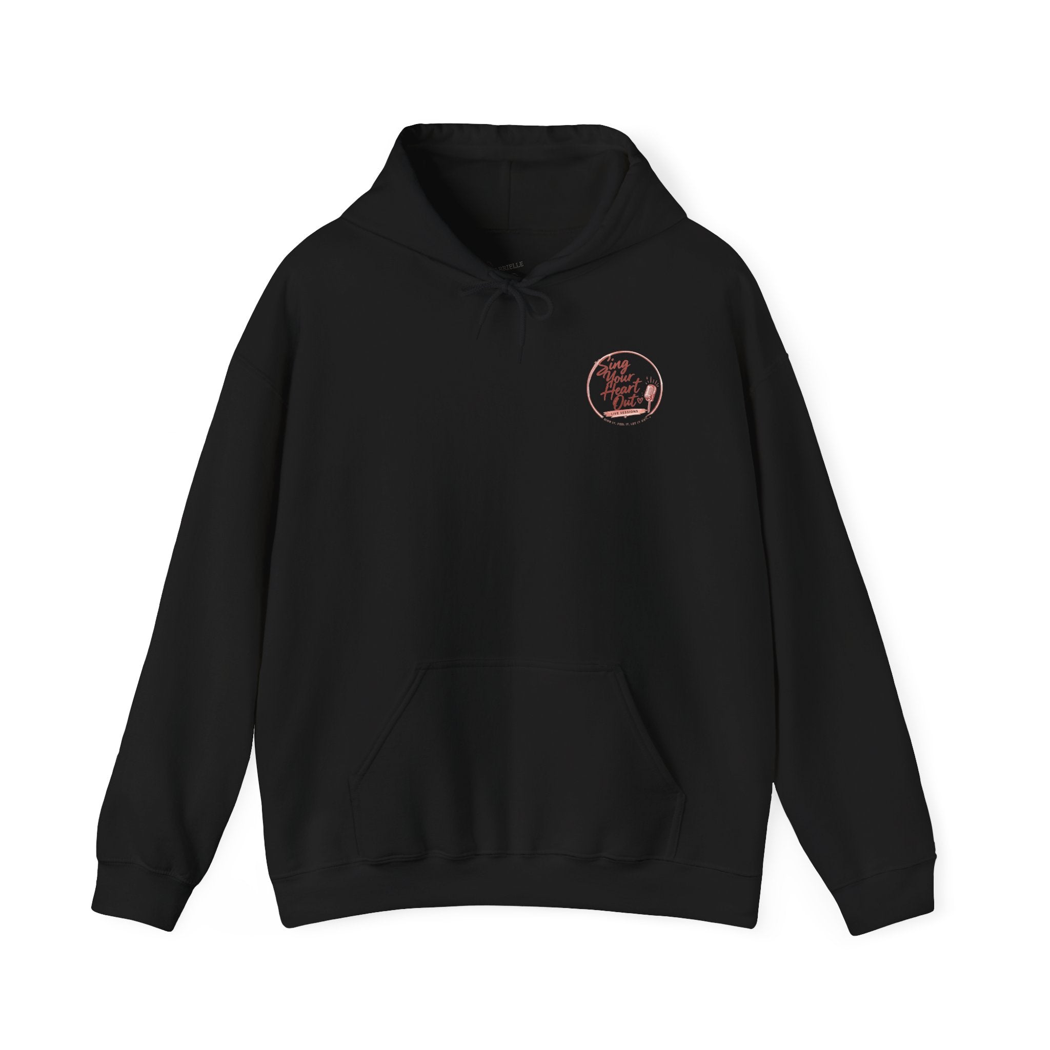 Sing Your Heart Out Hoodie — Retro Microphone Music Festival Sweatshirt
