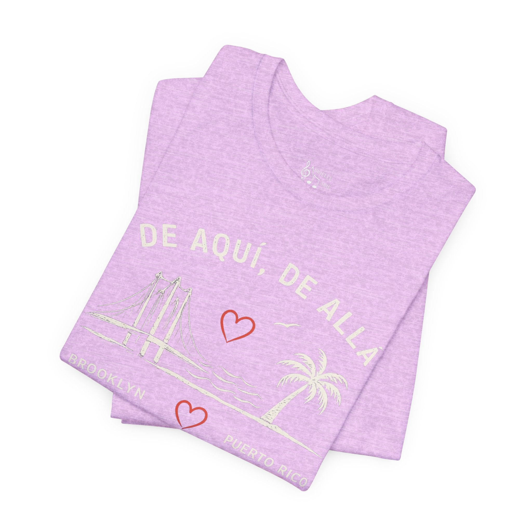 De Aquí, De Allá Tee — Born in Brooklyn Rooted in Puerto Rico T‑Shirt