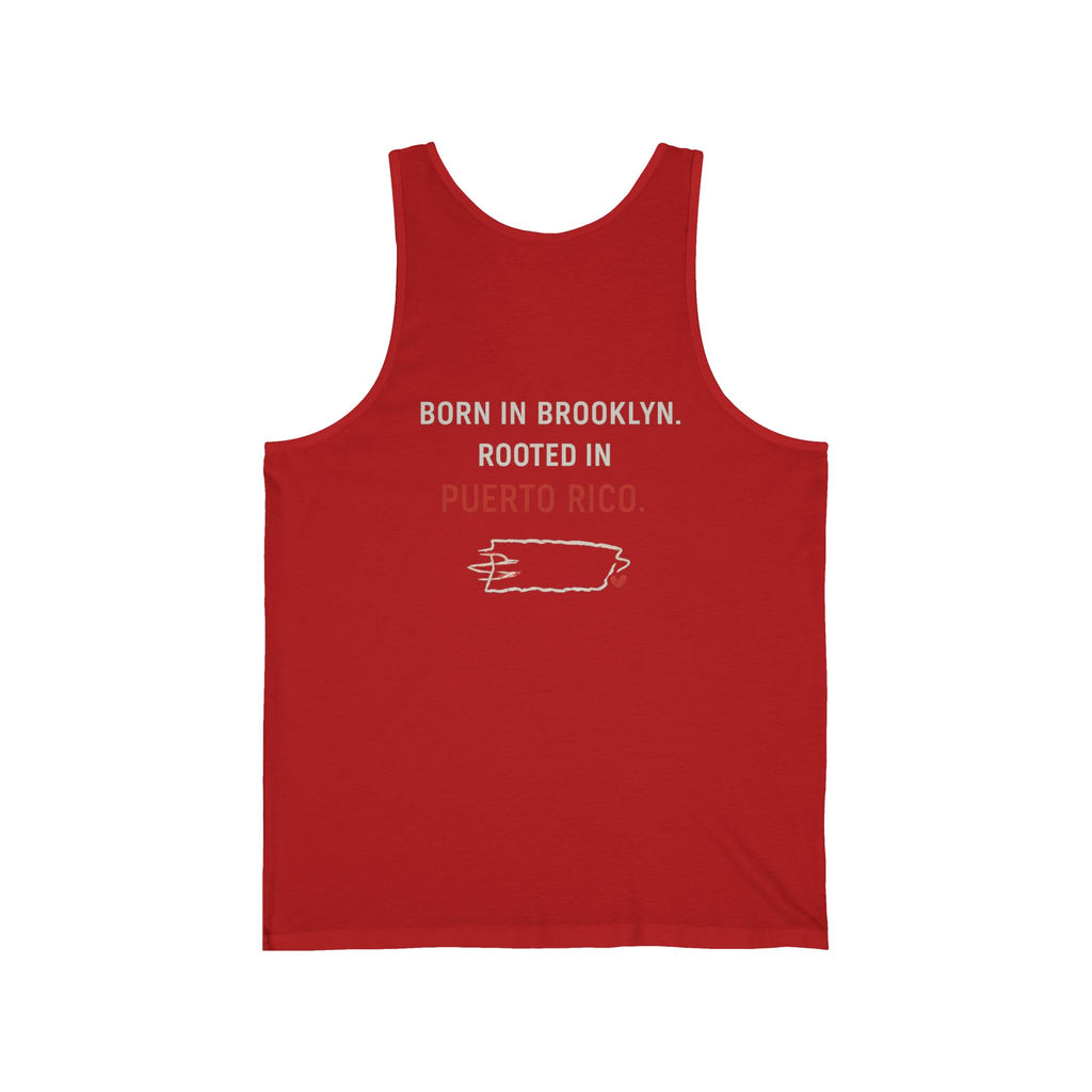 Puerto Rico x Brooklyn Tank Top — “De Aquí, De Allá” Born in Brooklyn, Rooted in Puerto Rico