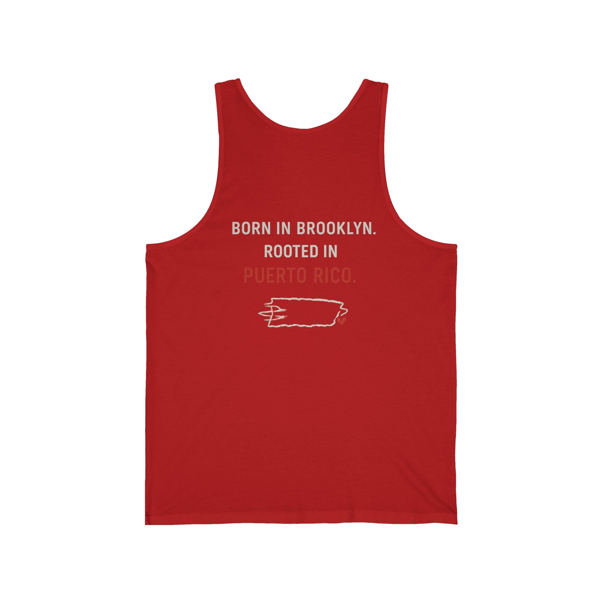 Puerto Rico x Brooklyn Tank Top — “De Aquí, De Allá” Born in Brooklyn, Rooted in Puerto Rico