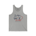 Tank Top — "De Aquí, De Allá" Heart Map Tank (Bilingual Pride, Travel & Home)