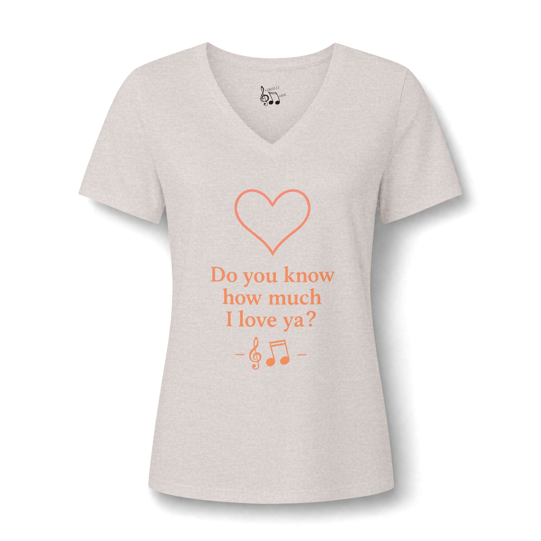 Do You Know How Much I Love Ya? V-Neck Tee