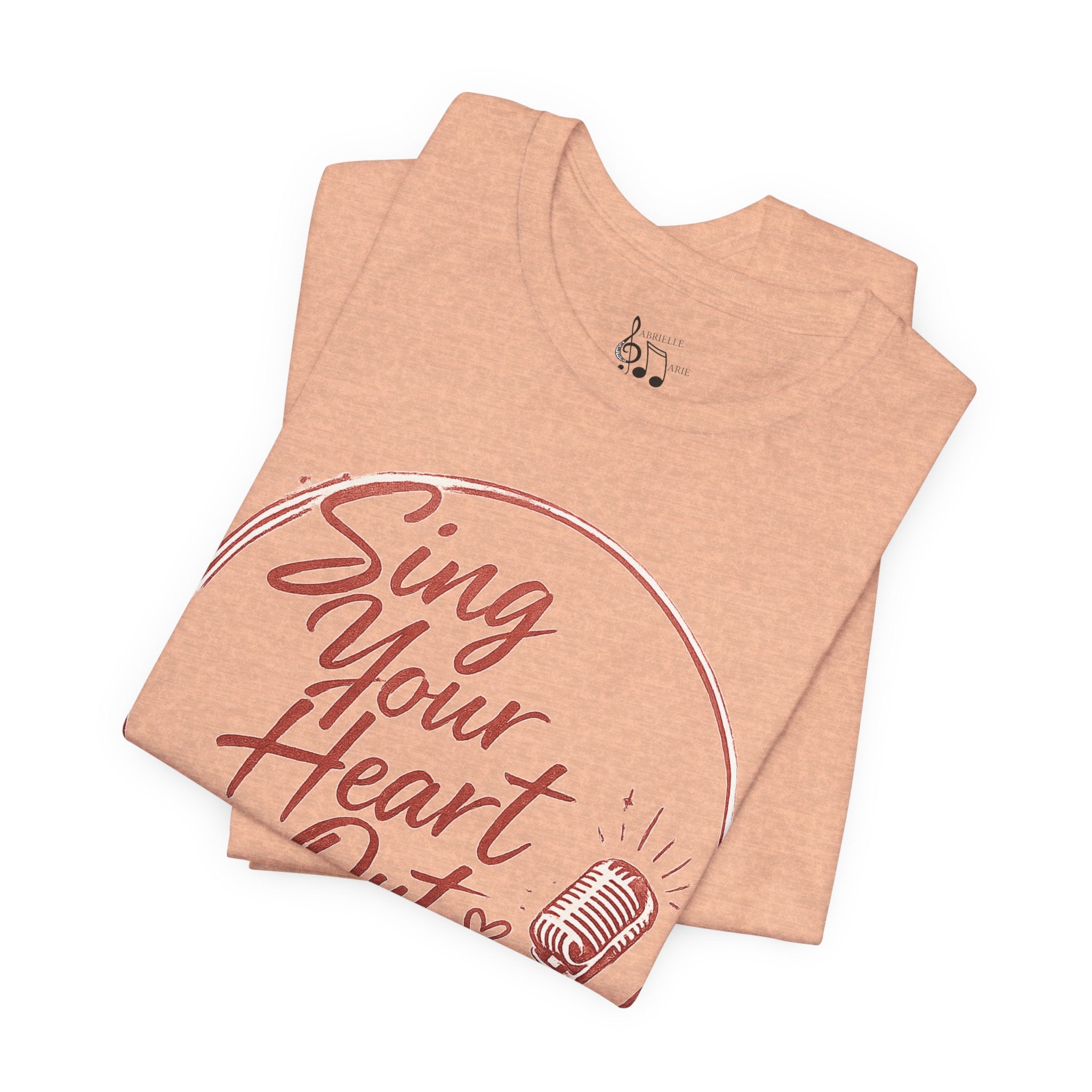 Sing Your Heart Out T‑Shirt — Live Sessions Music Tee